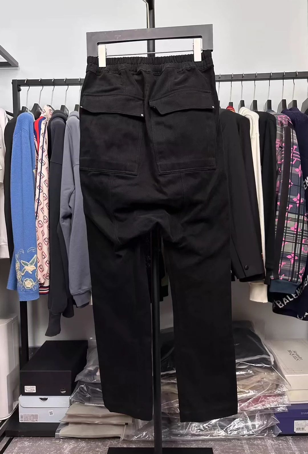 Rick Owens Rick owens New hanging crotch drawstring trousers Size US 32 / EU 48 - 2 Thumbnail