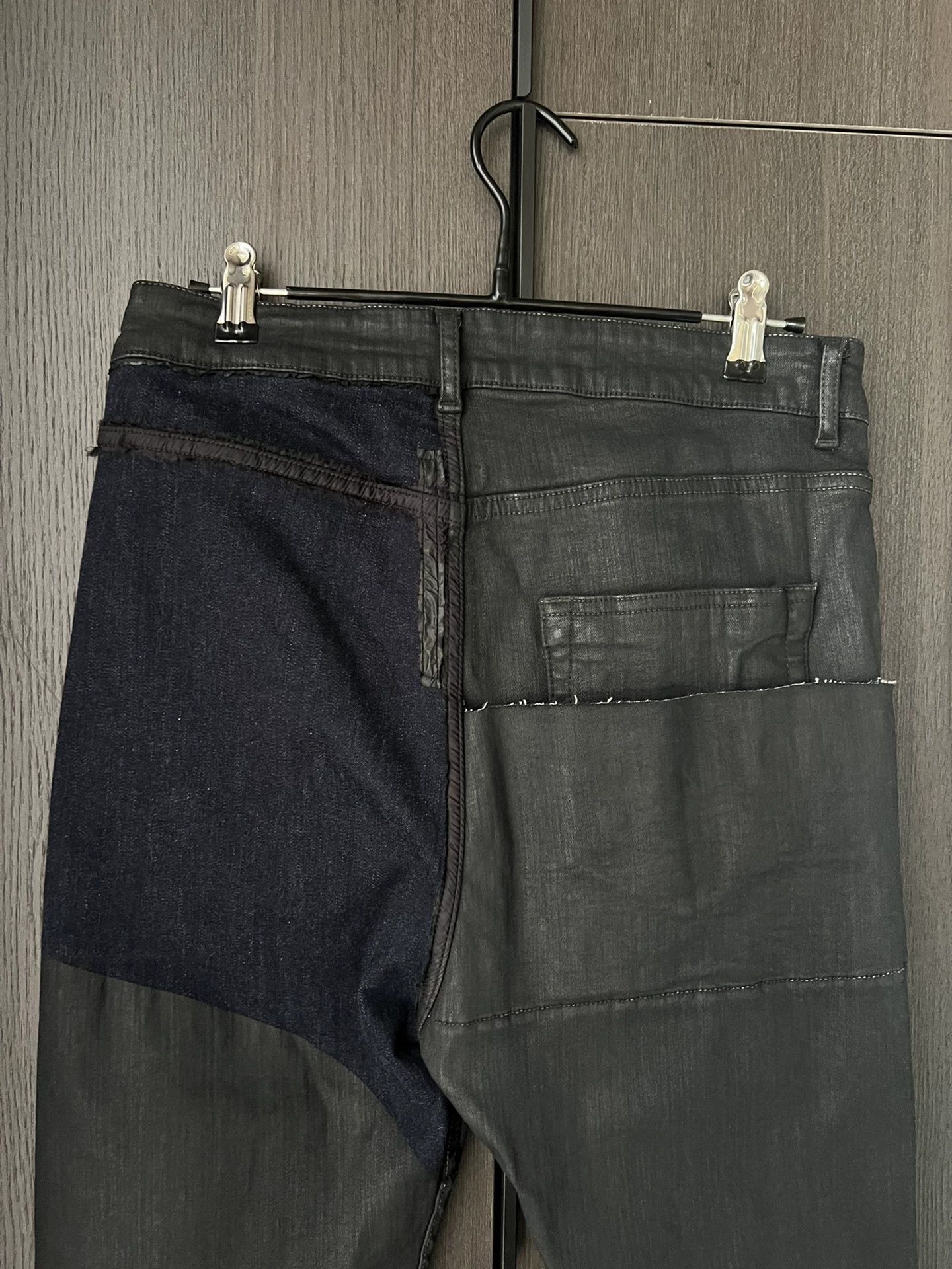 Rick Owens Rick owens Wax denim stitching pants Size US 30 / EU 46 - 3 Thumbnail