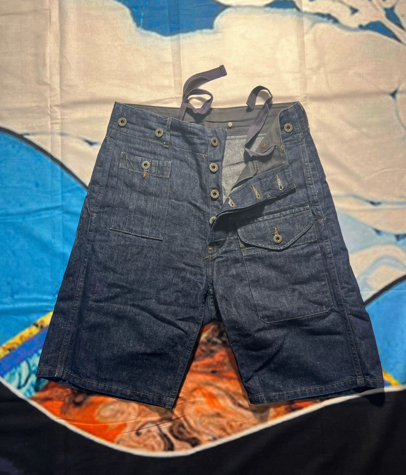 Nigel Cabourn Nigel Cabourn Denim shorts Size US 30 / EU 46 - 3 Thumbnail