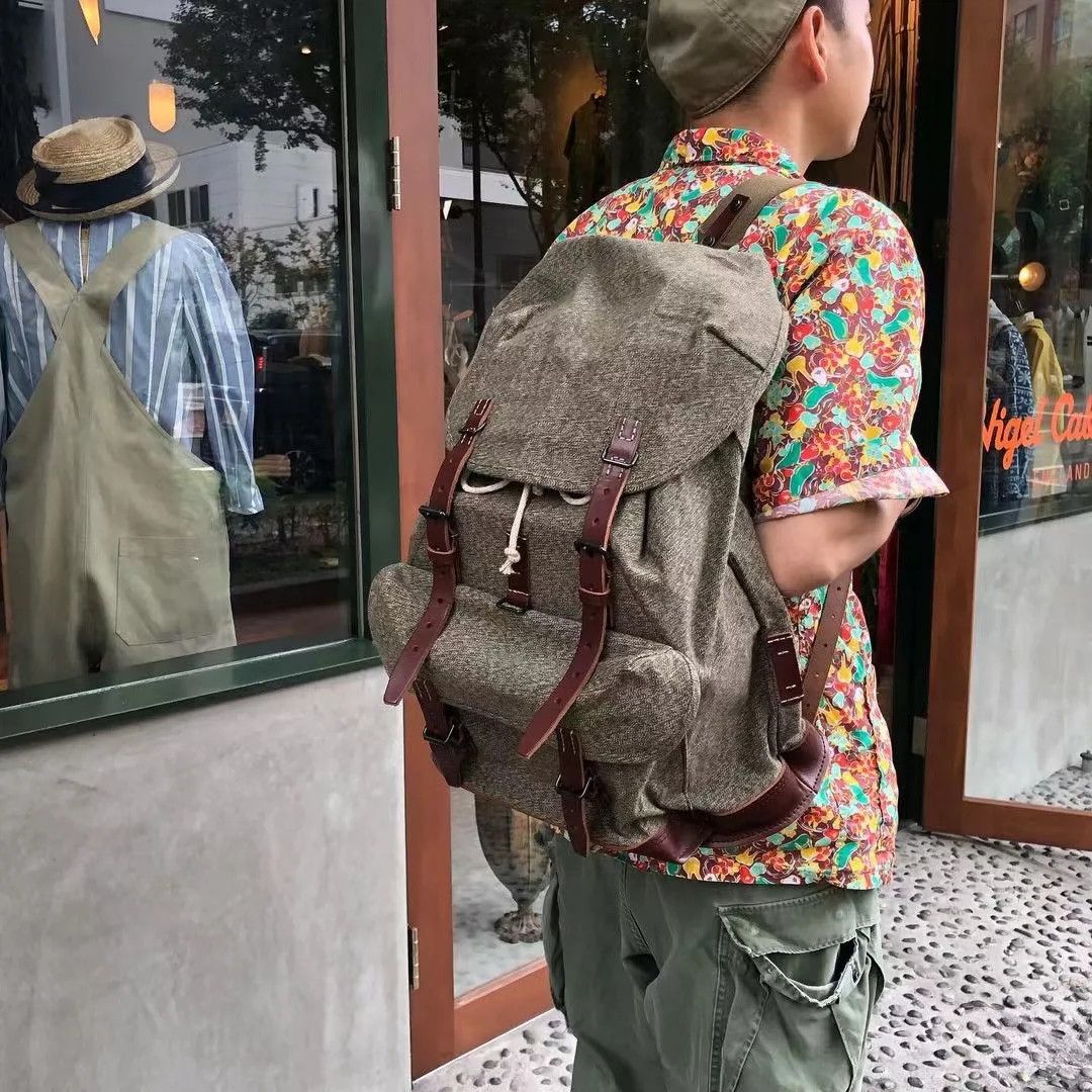 Nigel Cabourn Nigel Cabourn SWISS ARMY RUCKSACK Size ONE SIZE - 2 Thumbnail