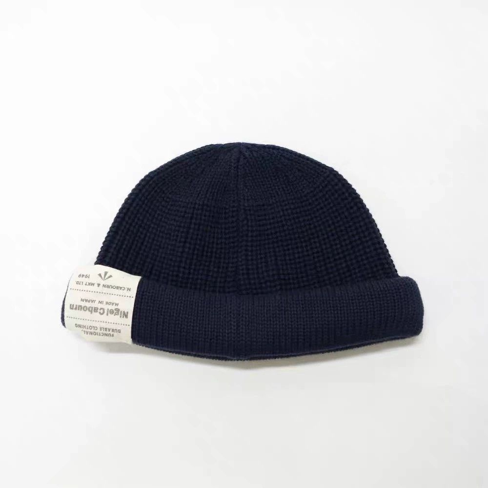 Nigel Cabourn Nigel Cabourn Pure cotton curling cold cap Size ONE SIZE - 2 Thumbnail