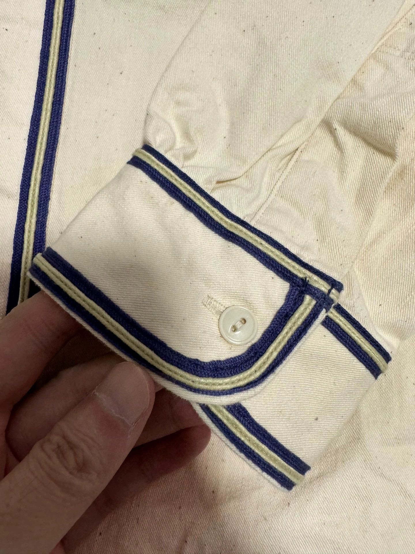 Nigel Cabourn Nigel Cabourn Henry collar baseball shirt Size US M / EU 48-50 / 2 - 7 Thumbnail