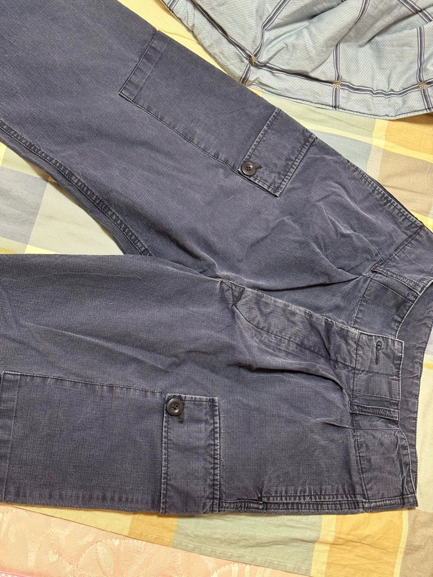 Nigel Cabourn Nigel Cabourn Washing to make old plaid overalls Size US 32 / EU 48 - 3 Thumbnail