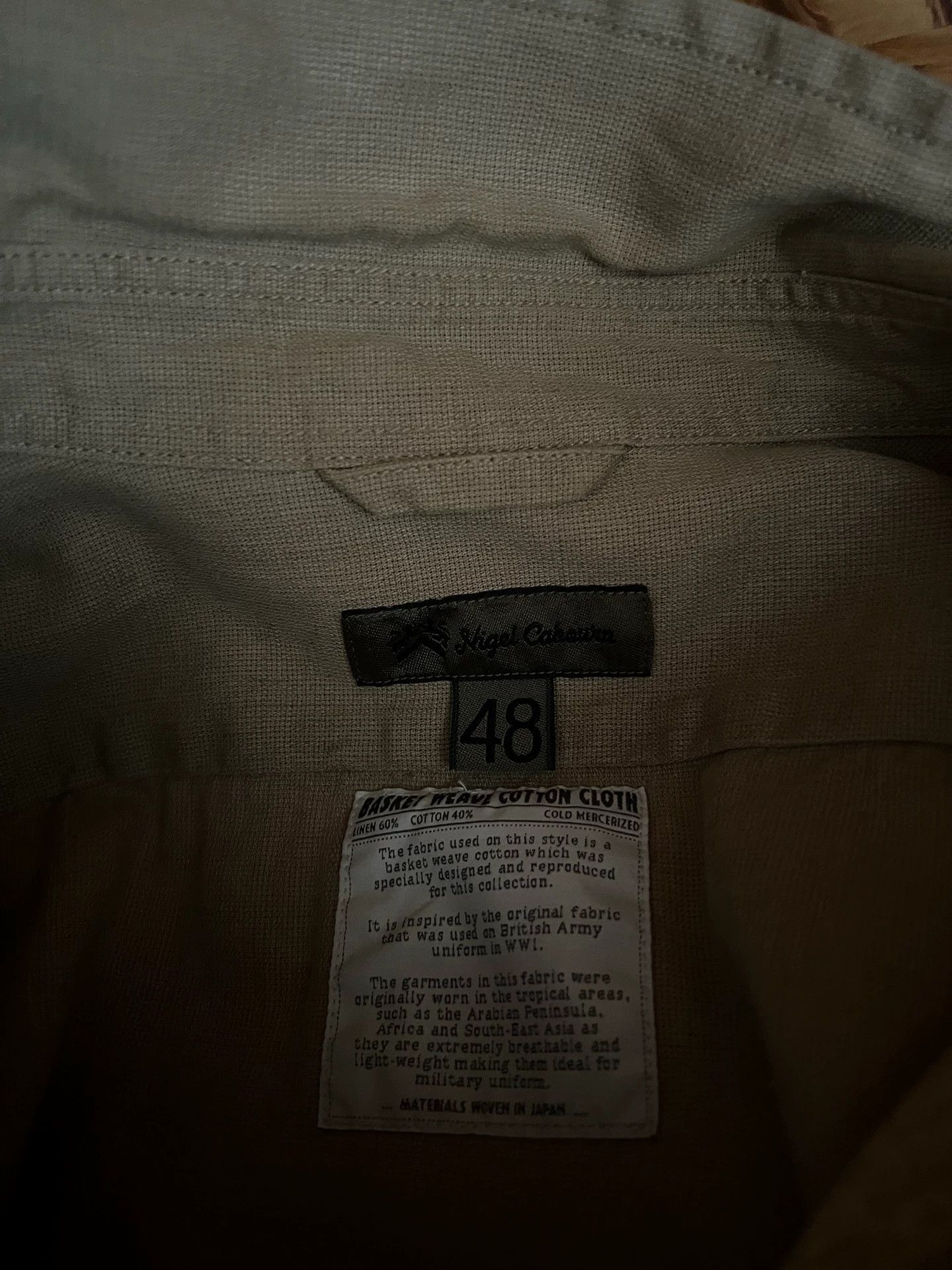 Nigel Cabourn Nigel Cabourn Work shirt Size US M / EU 48-50 / 2 - 8 Thumbnail