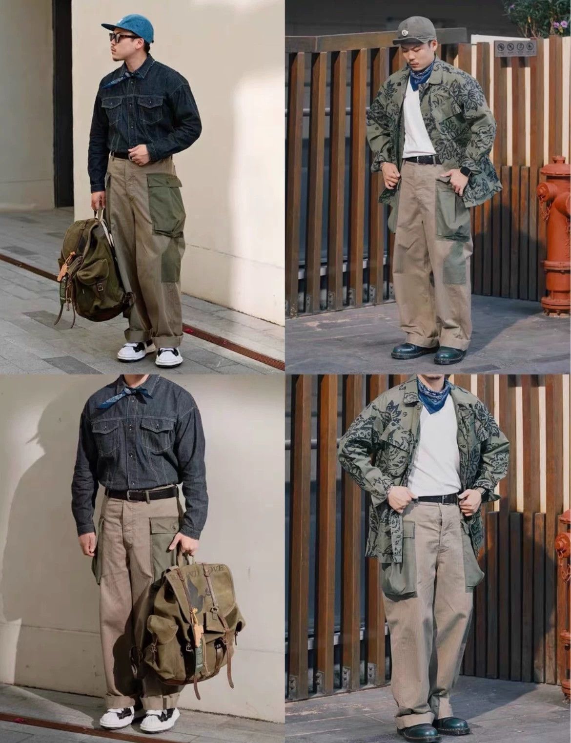 Nigel Cabourn Nigel Cabourn Color matching overalls casual pants Size US 36 / EU 52 - 8 Thumbnail