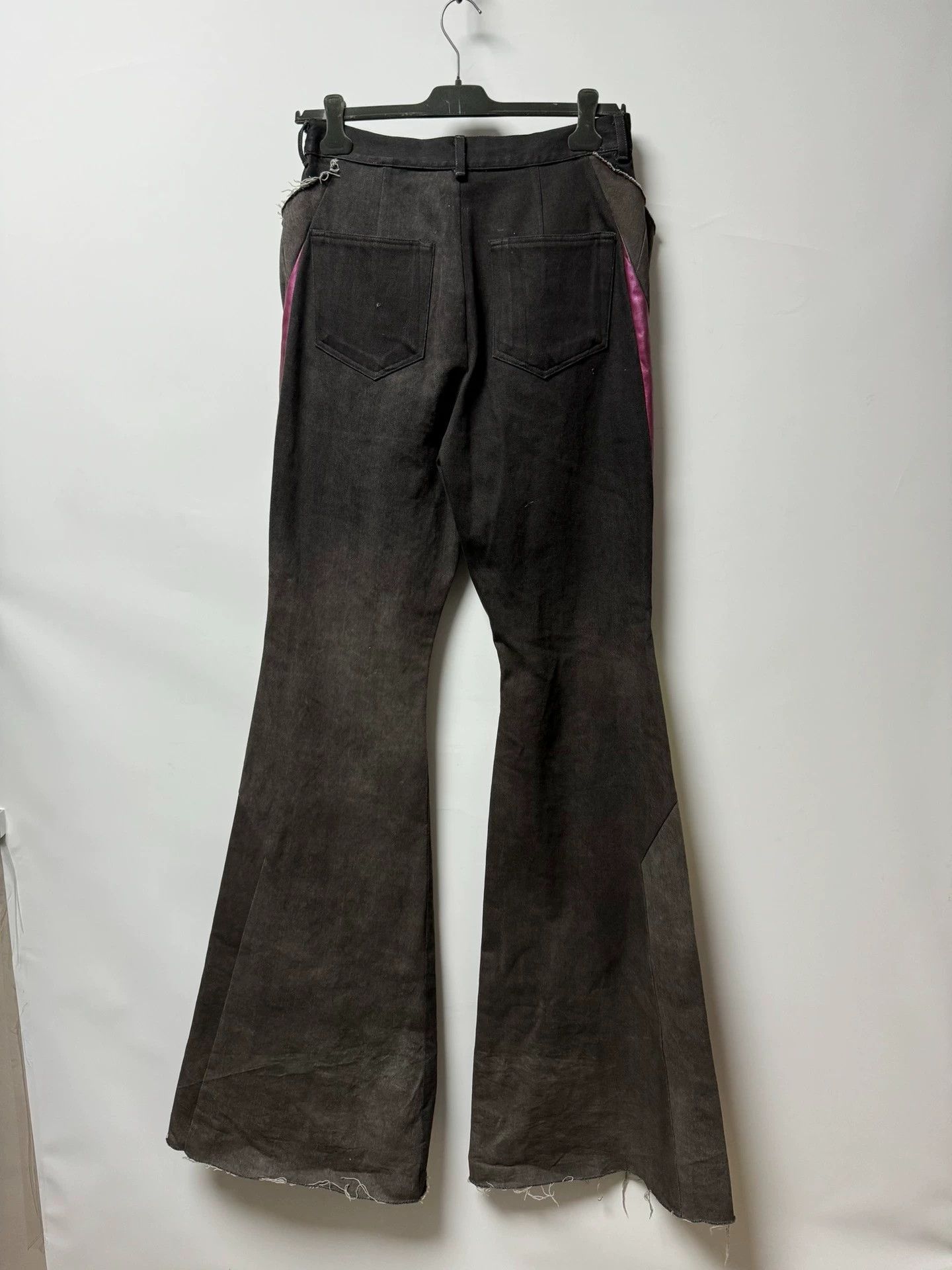 Rick Owens Rick owens Spliced laser denim Bolan bell bottoms Size US 31 - 3 Thumbnail
