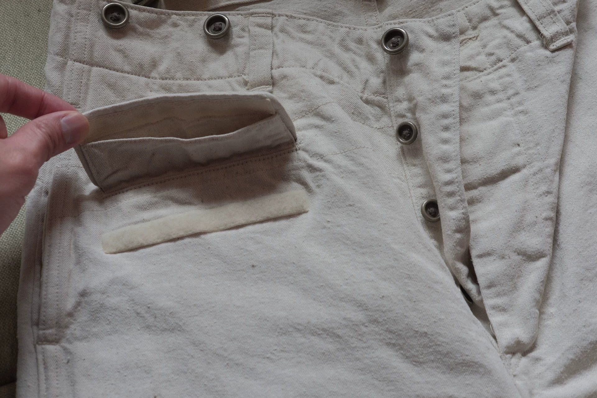 Nigel Cabourn Nigel Cabourn Cotton and linen blended retro overalls Size US 32 / EU 48 - 5 Thumbnail