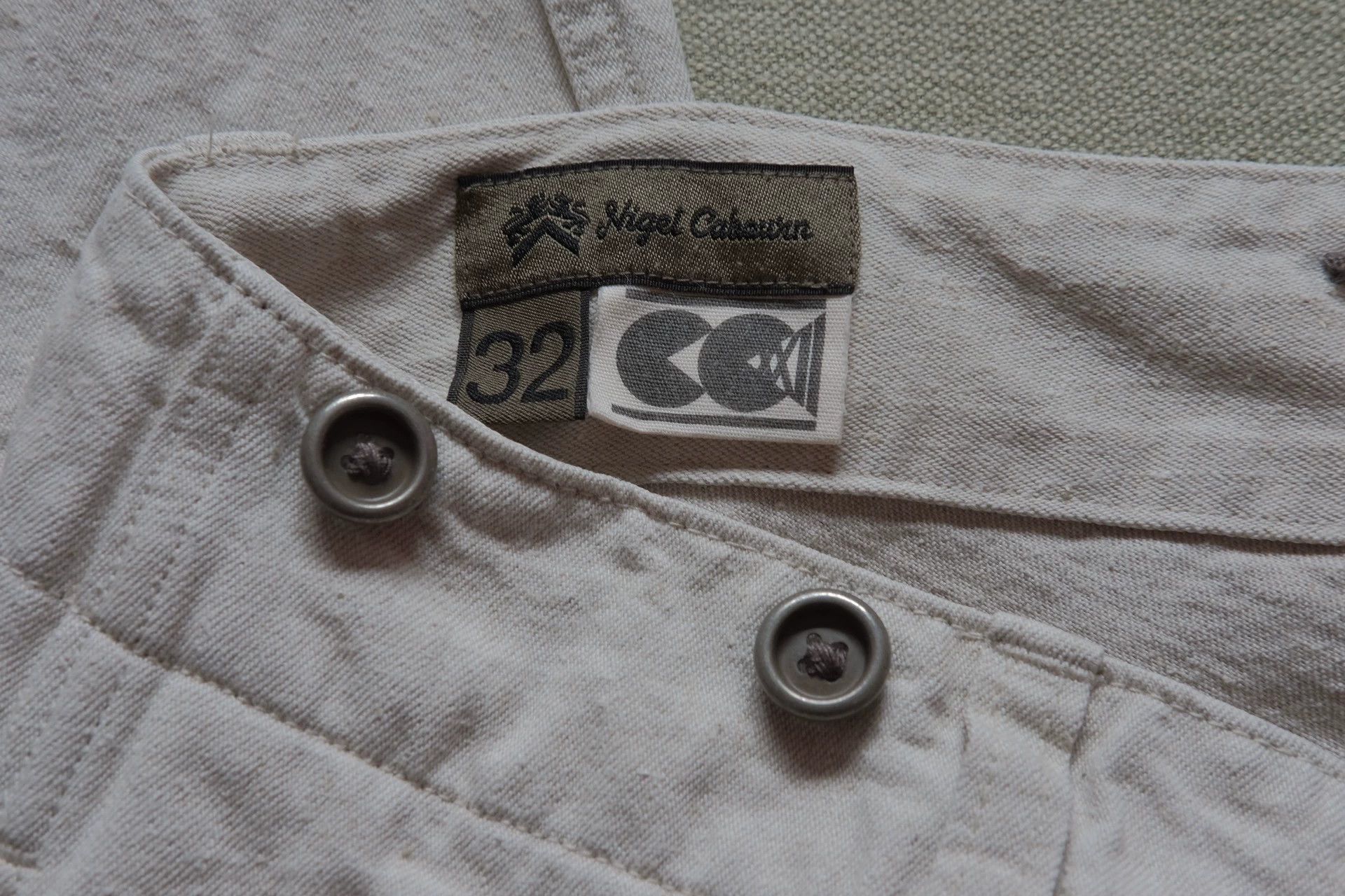 Nigel Cabourn Nigel Cabourn Cotton and linen blended retro overalls Size US 32 / EU 48 - 4 Thumbnail