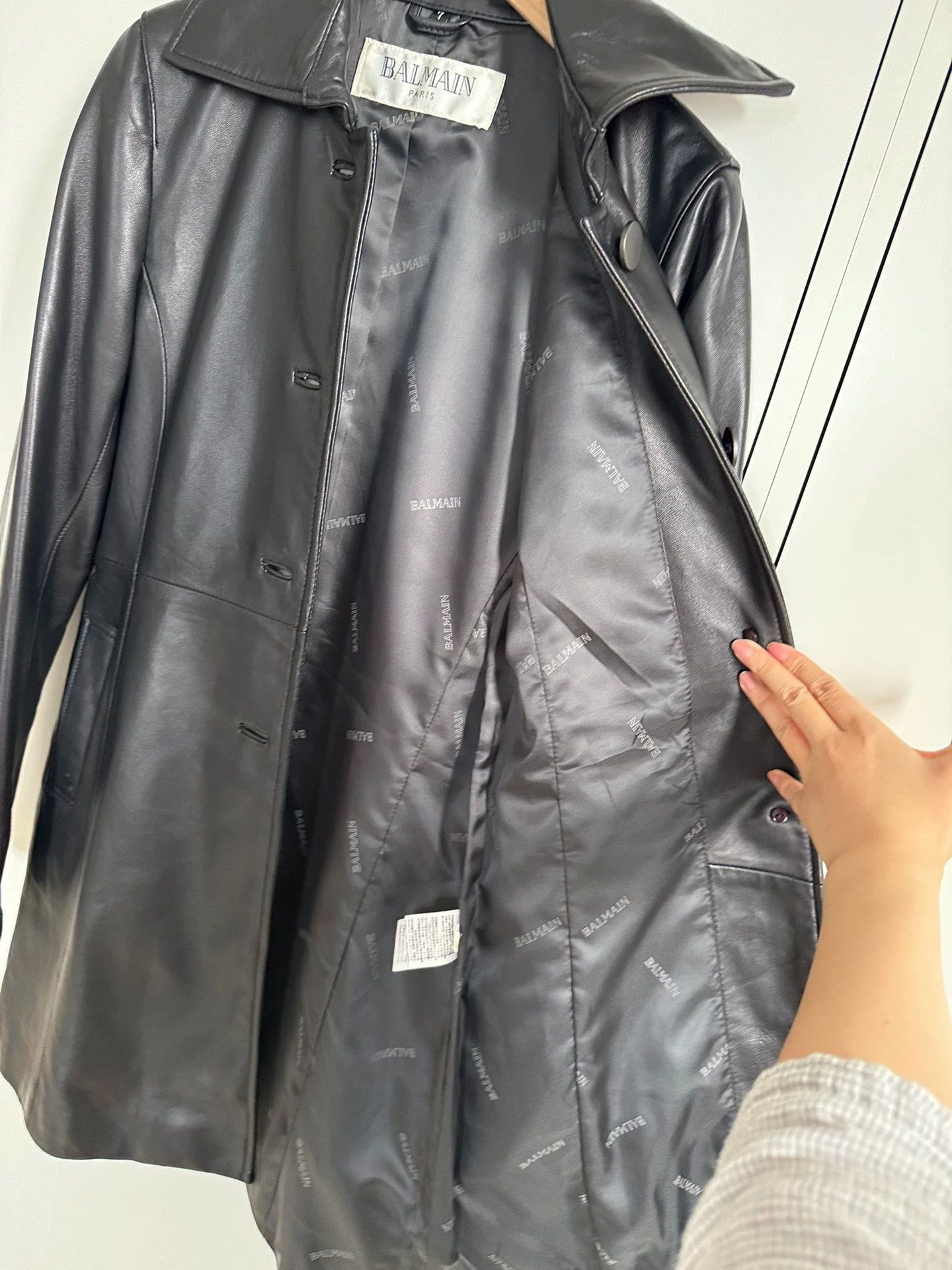 Balmain Balmain Sheepskin leather clothing Size US S / EU 44-46 / 1 - 6 Thumbnail