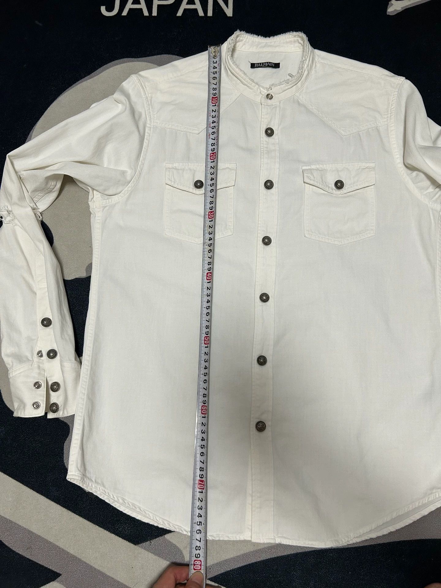 Balmain Balmain Denim shirt coat Size US L / EU 52-54 / 3 - 7 Thumbnail