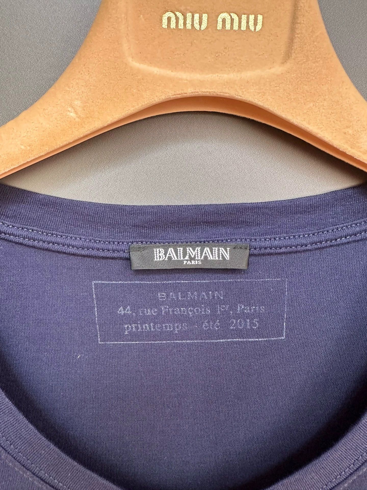 Balmain Balmain Letter logo short sleeve Size US M / EU 48-50 / 2 - 3 Thumbnail