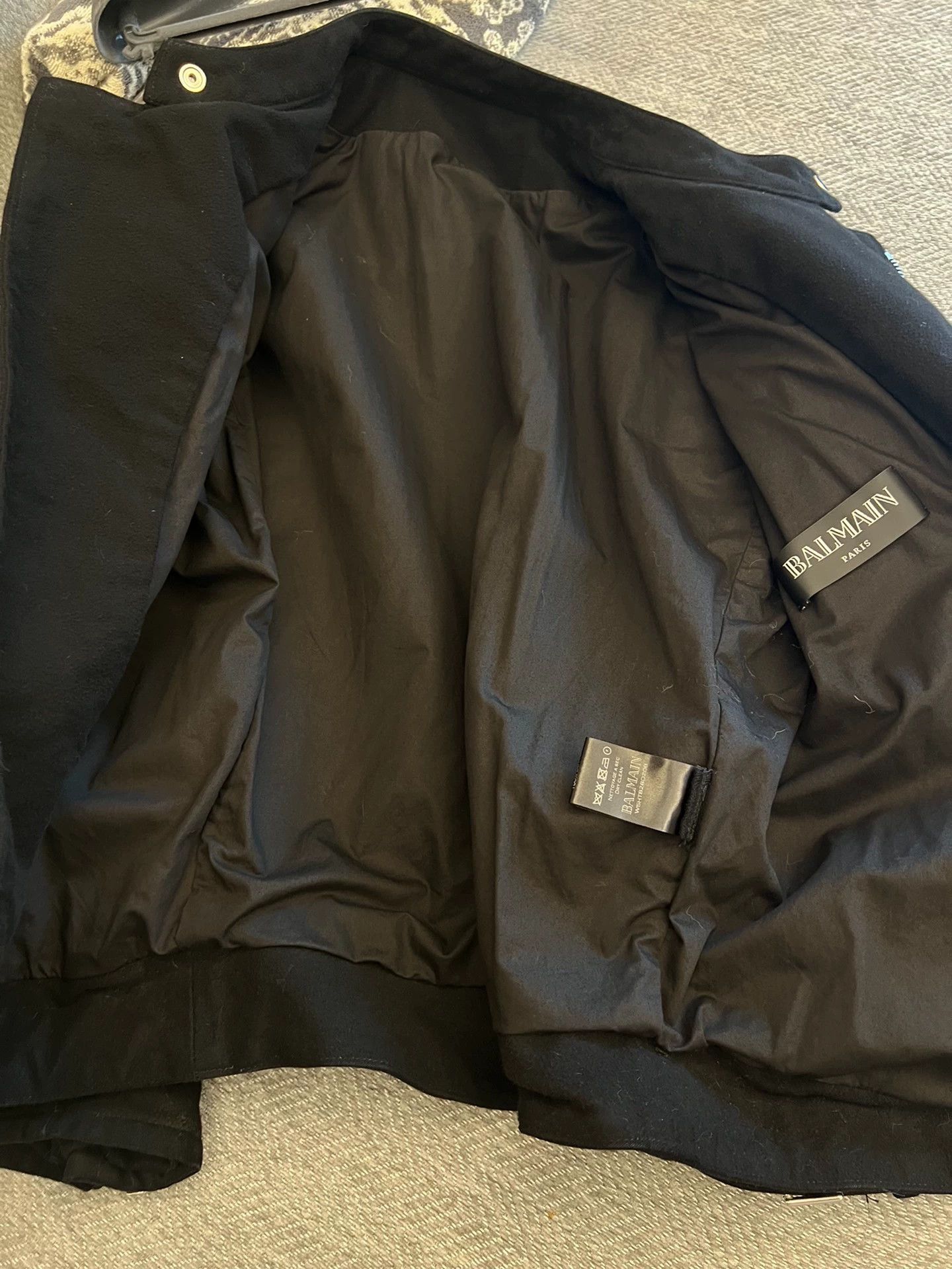 Balmain Balmain Suede motorcycle jacket Size US S / EU 44-46 / 1 - 3 Thumbnail