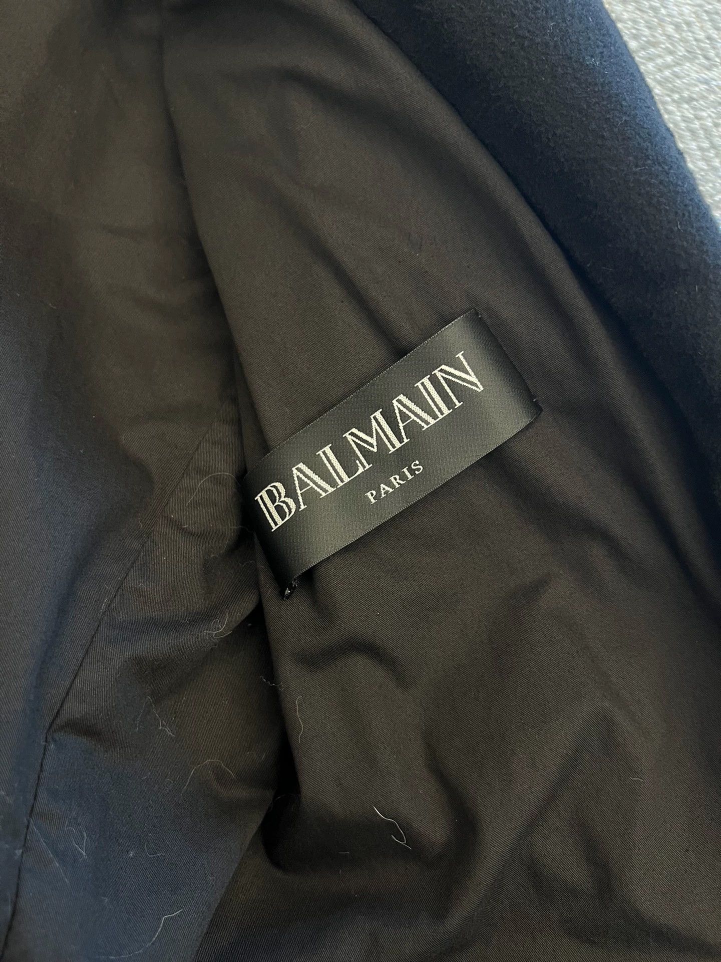 Balmain Balmain Suede motorcycle jacket Size US S / EU 44-46 / 1 - 4 Thumbnail