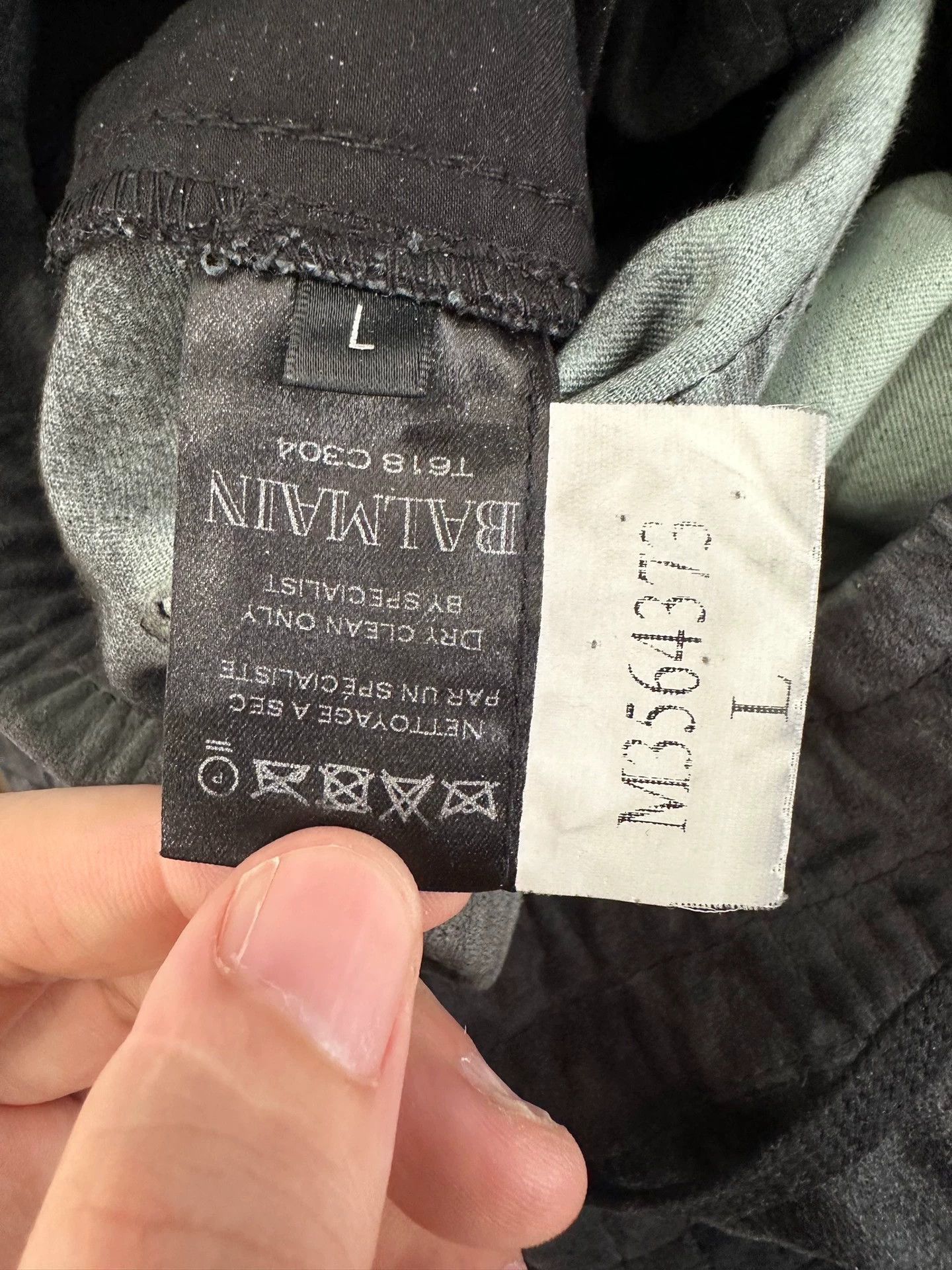 Balmain Balmain Side printed logo dark gray sweatpants Size US 34 / EU 50 - 6 Thumbnail