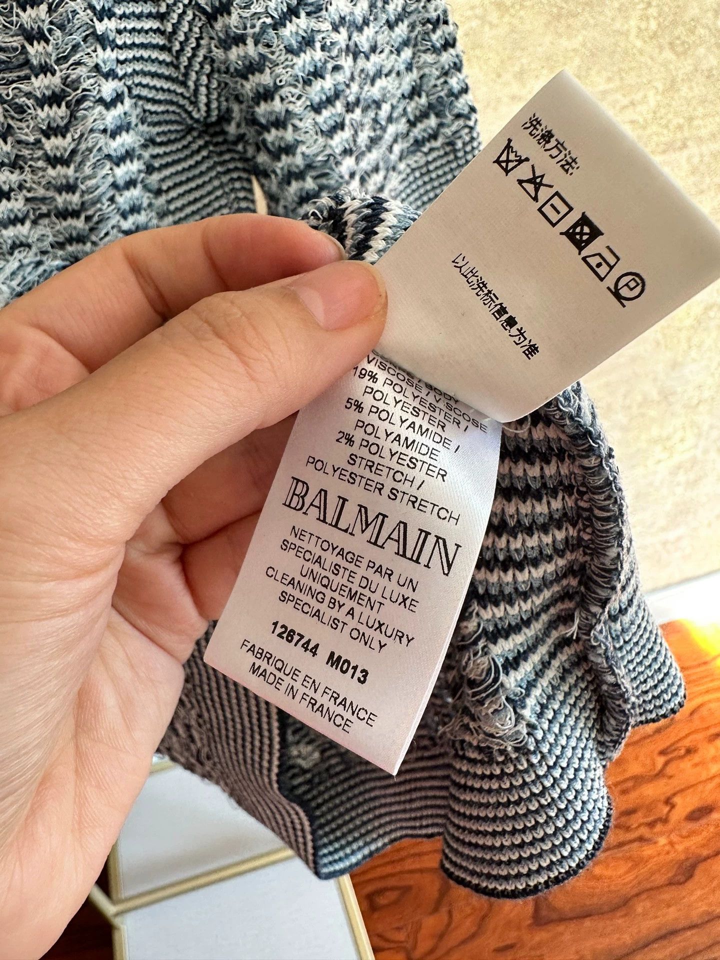 Balmain Balmain Knitted coat Size US S / EU 44-46 / 1 - 6 Thumbnail