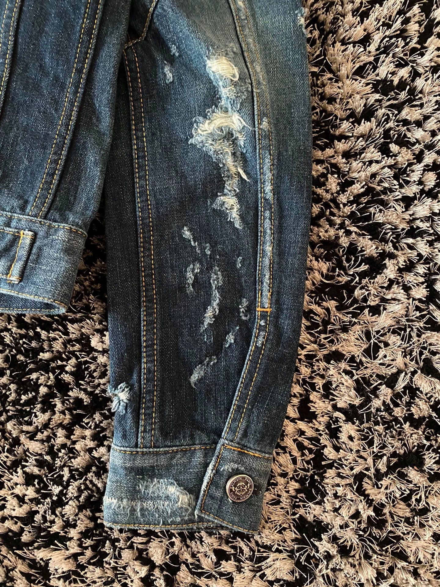 Balmain Balmain Men's denim jacket coat Size US M / EU 48-50 / 2 - 6 Thumbnail