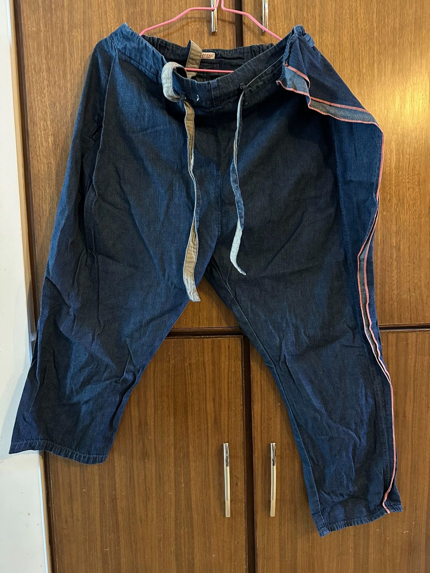 Kapital Kapital Asymmetric tailoring blue dyed jeans Size US 32 / EU 48 - 2 Thumbnail