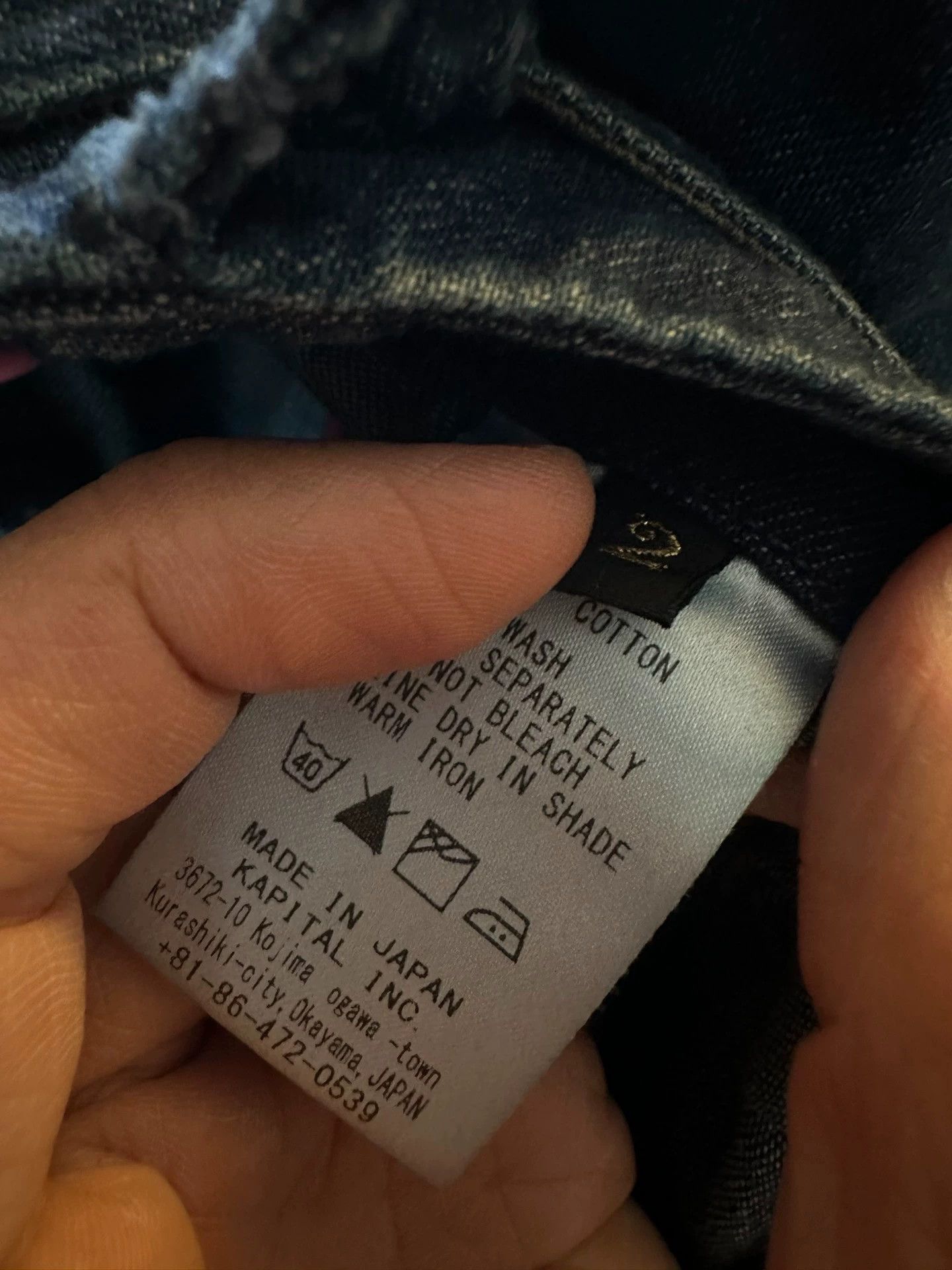 Kapital Kapital Asymmetric tailoring blue dyed jeans Size US 32 / EU 48 - 5 Thumbnail