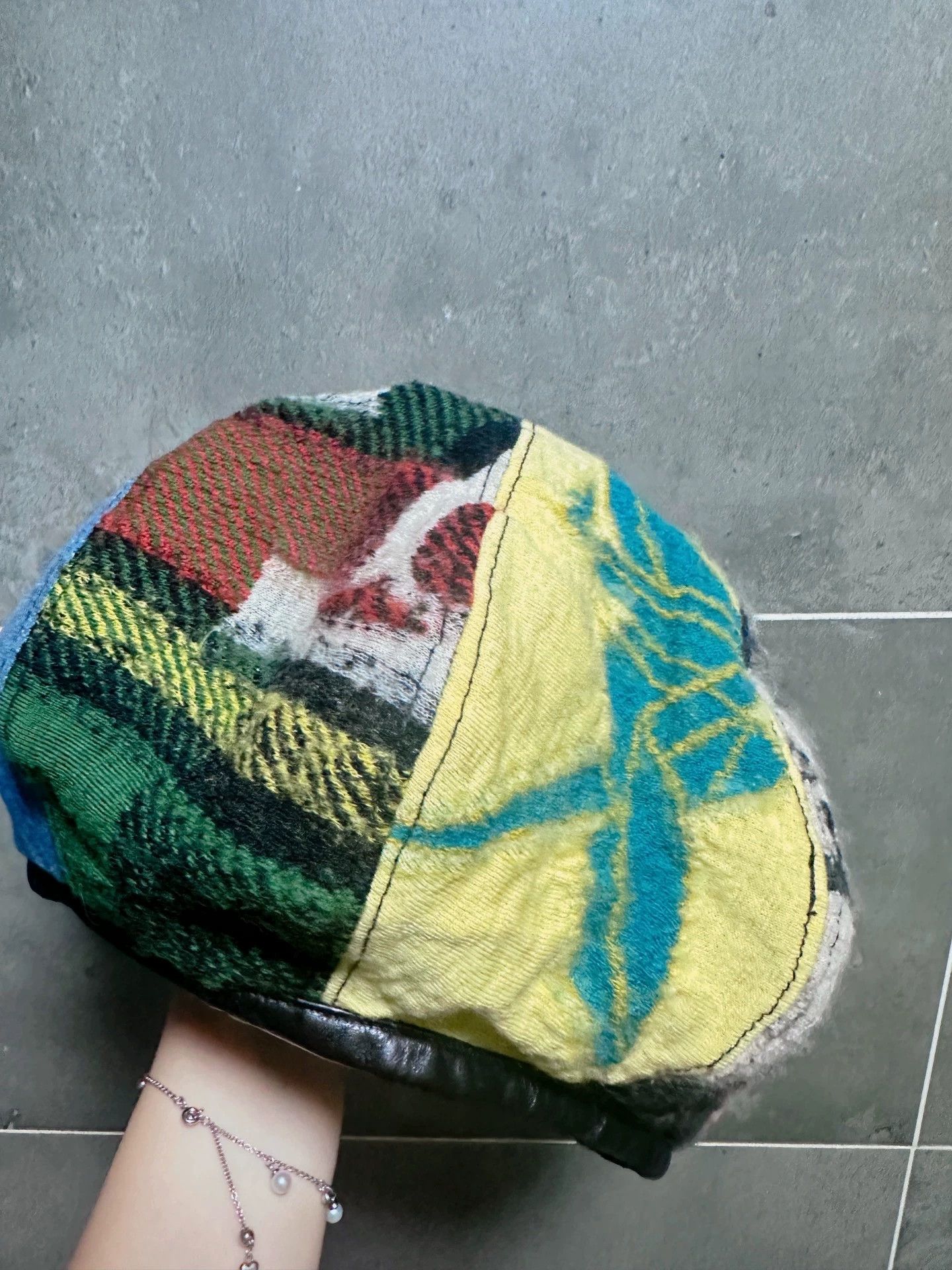 Kapital Kapital Multi-color wool caps spliced with different materials Size ONE SIZE - 3 Thumbnail