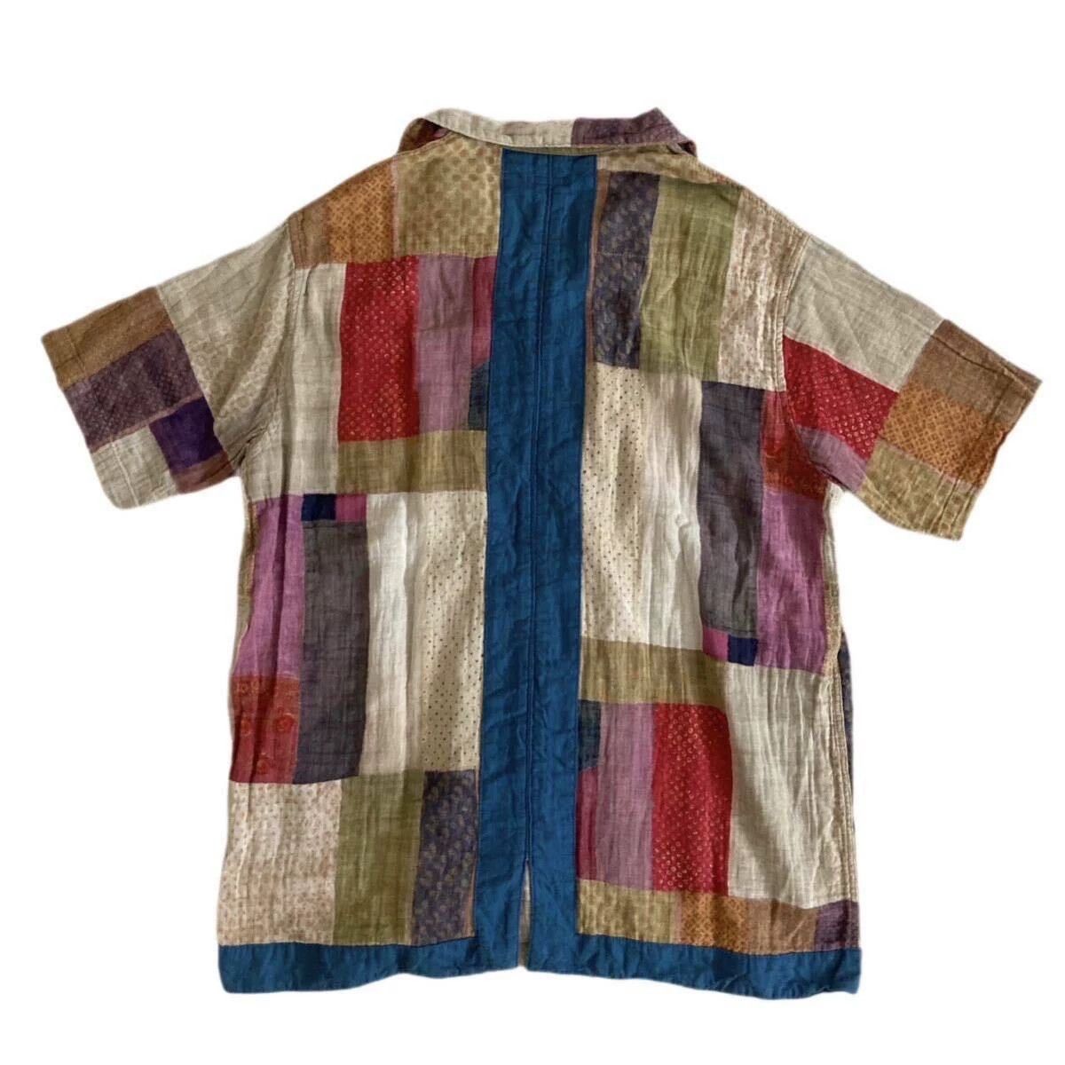 Kapital Kapital Cotton color stitching shirt Size US M / EU 48-50 / 2 - 4 Thumbnail