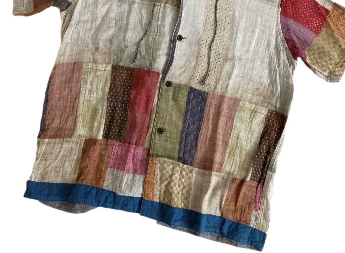 Kapital Kapital Cotton color stitching shirt Size US M / EU 48-50 / 2 - 3 Thumbnail