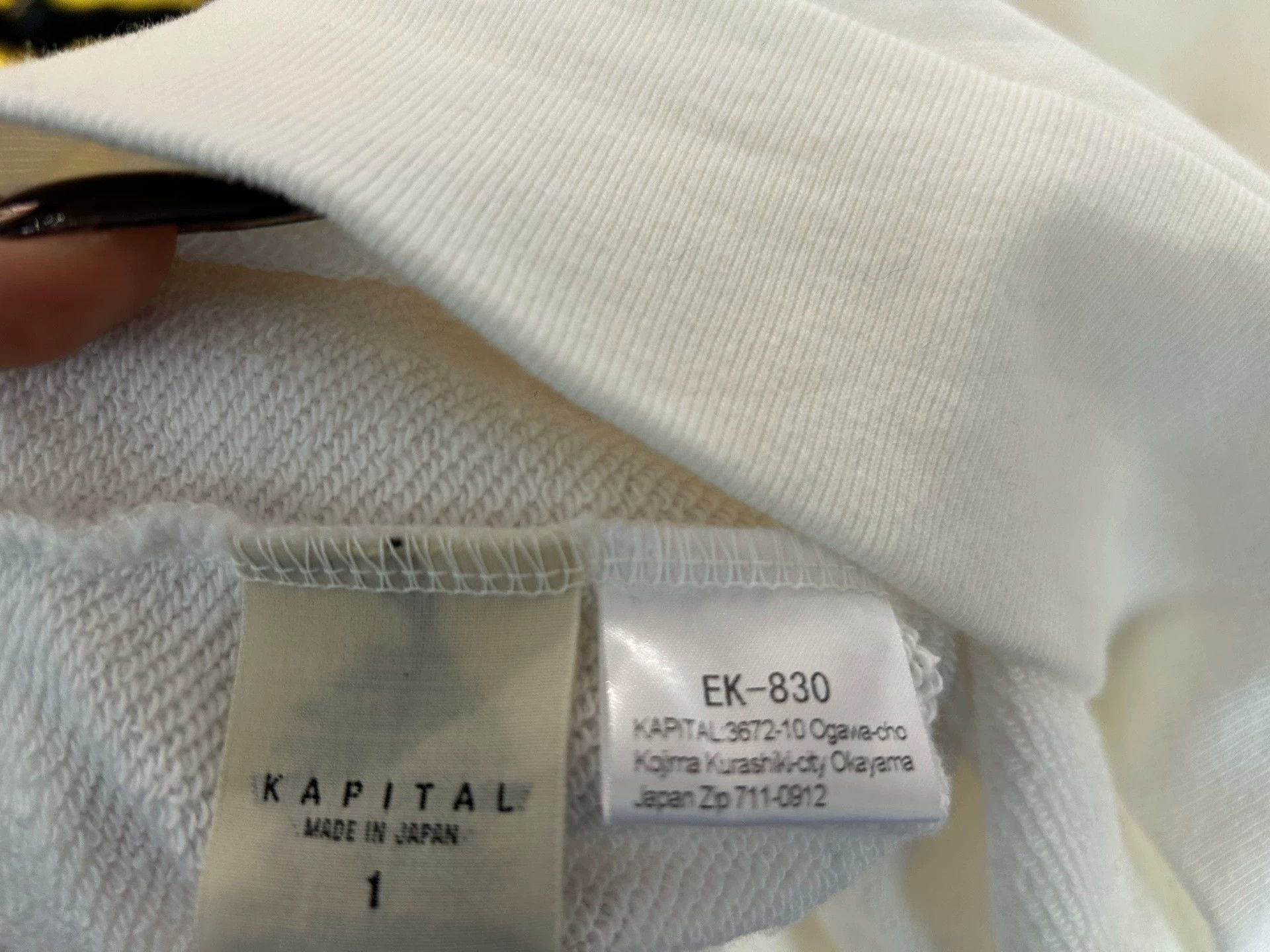 Kapital Kapital Hirata Hiroshi's V-neck long-sleeved sweater with four smiling faces and two arms. Size US S / EU 44-46 / 1 - 3 Thumbnail
