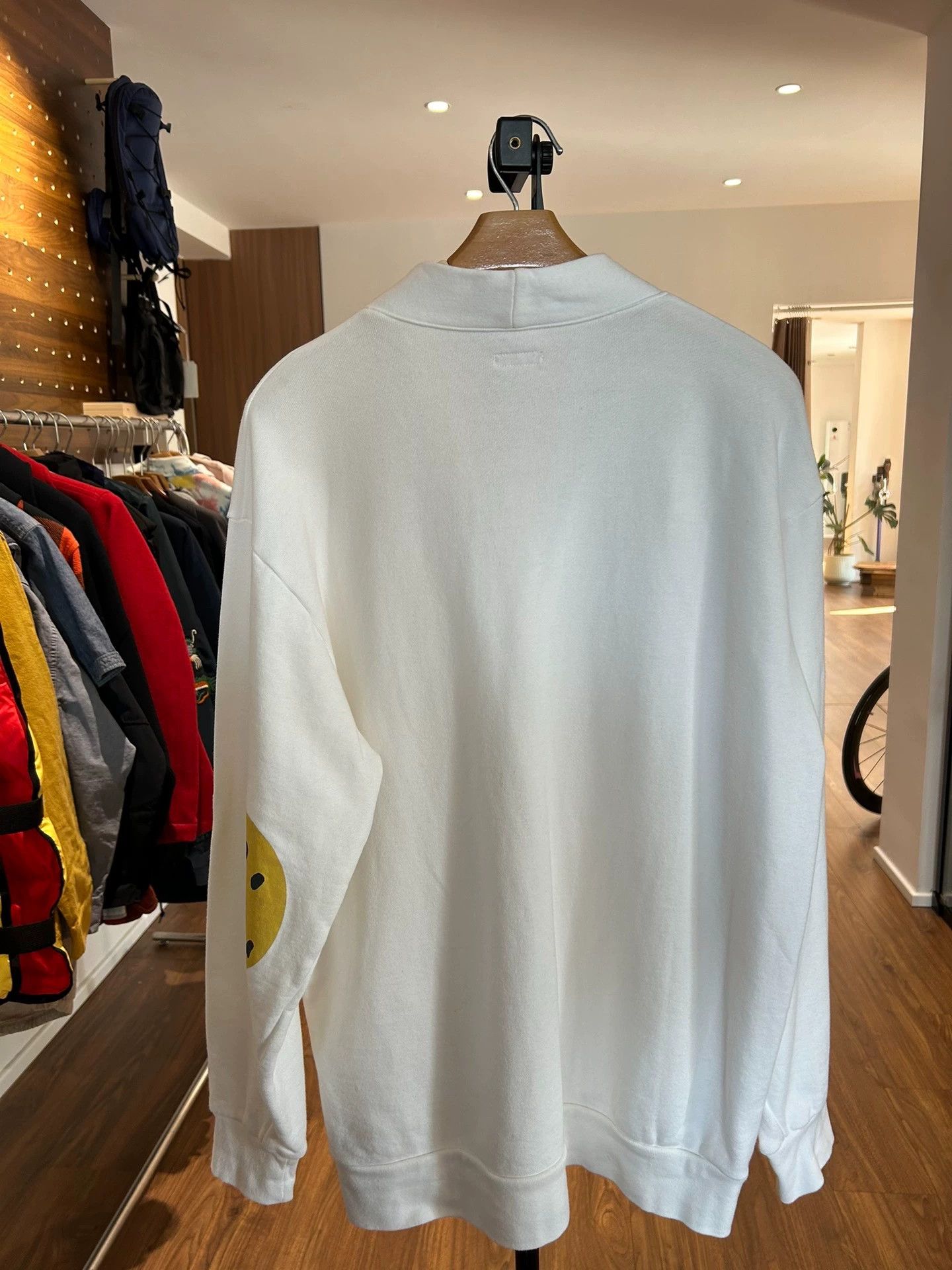 Kapital Kapital Hirata Hiroshi's V-neck long-sleeved sweater with four smiling faces and two arms. Size US S / EU 44-46 / 1 - 2 Thumbnail