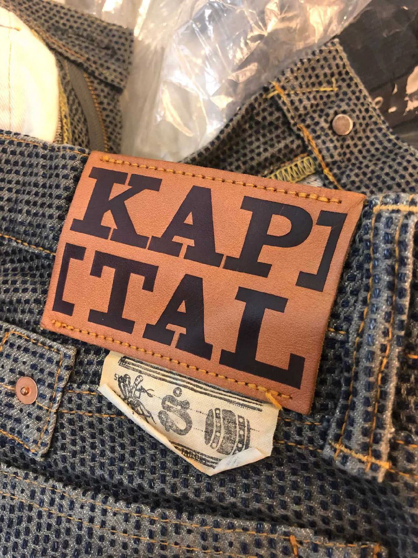 Kapital Kapital Blue-dyed thorn fabric jeans Size US 30 / EU 46 - 8 Thumbnail