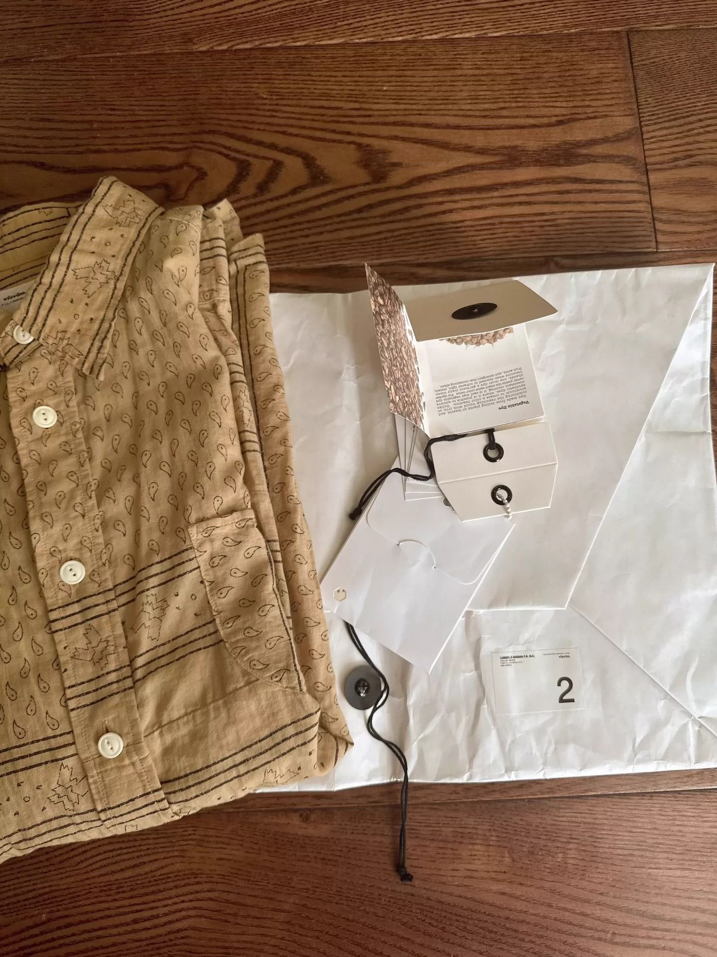 Visvim VISVIM 20AW LUMBER L/S BANDANA P.W. (N.D.) Size US M / EU 48-50 / 2 - 6 Thumbnail