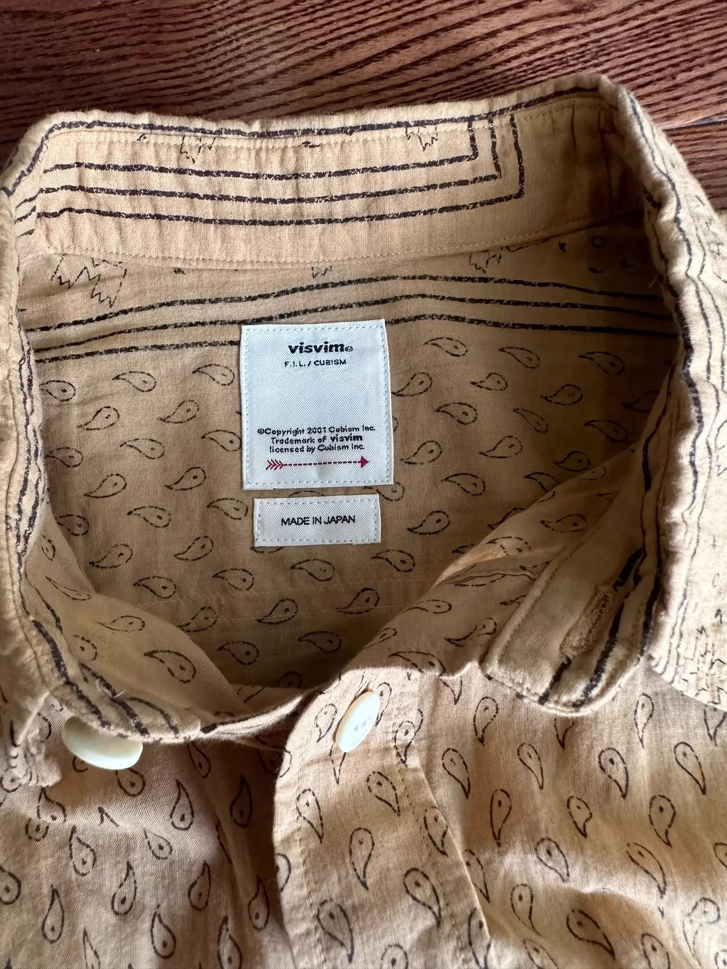 Visvim VISVIM 20AW LUMBER L/S BANDANA P.W. (N.D.) Size US M / EU 48-50 / 2 - 5 Thumbnail