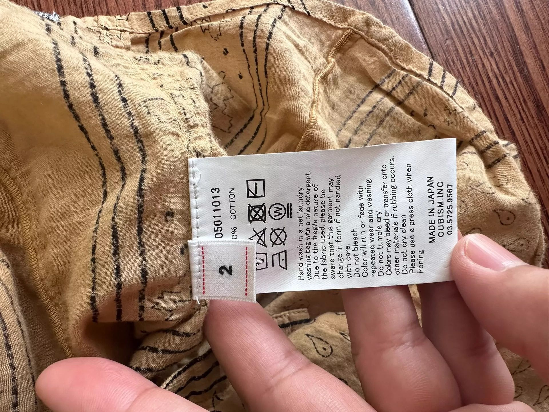 Visvim VISVIM 20AW LUMBER L/S BANDANA P.W. (N.D.) Size US M / EU 48-50 / 2 - 4 Thumbnail