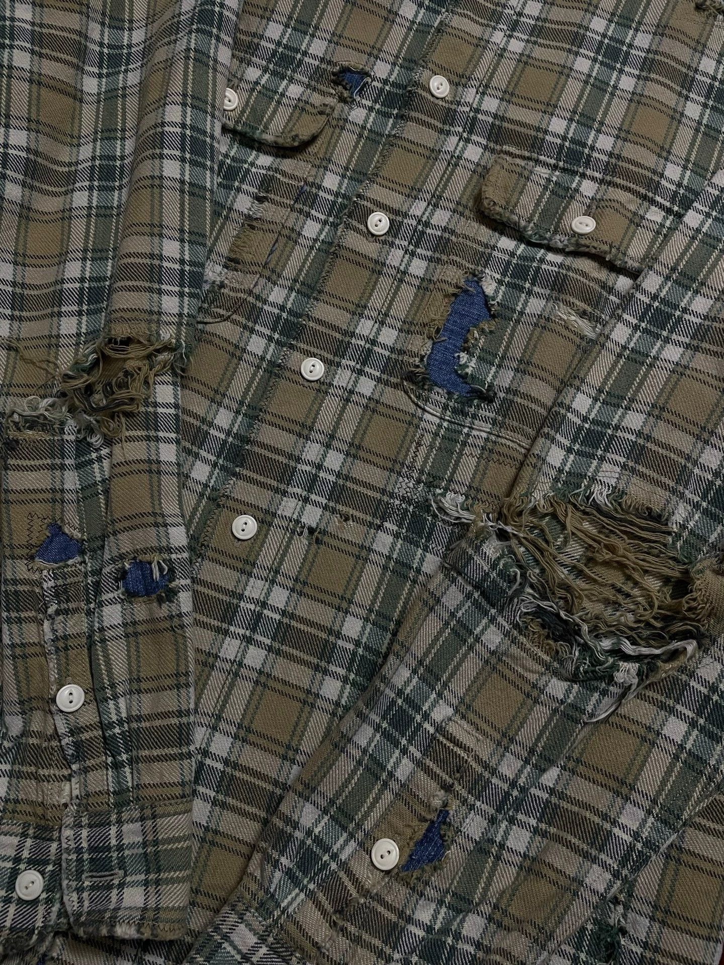 Visvim visvim lumber crash destroys shirts Size US L / EU 52-54 / 3 - 3 Thumbnail