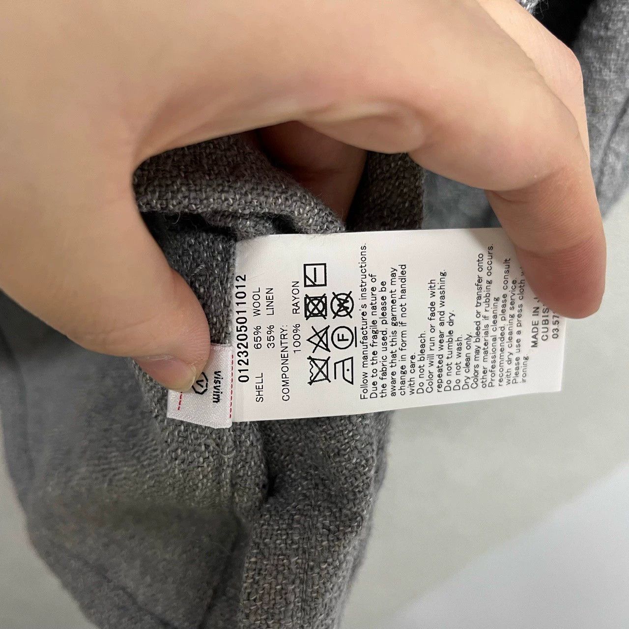 Visvim Visvim's new grey Cuba collared button-up long-sleeved shirt Size US M / EU 48-50 / 2 - 5 Thumbnail
