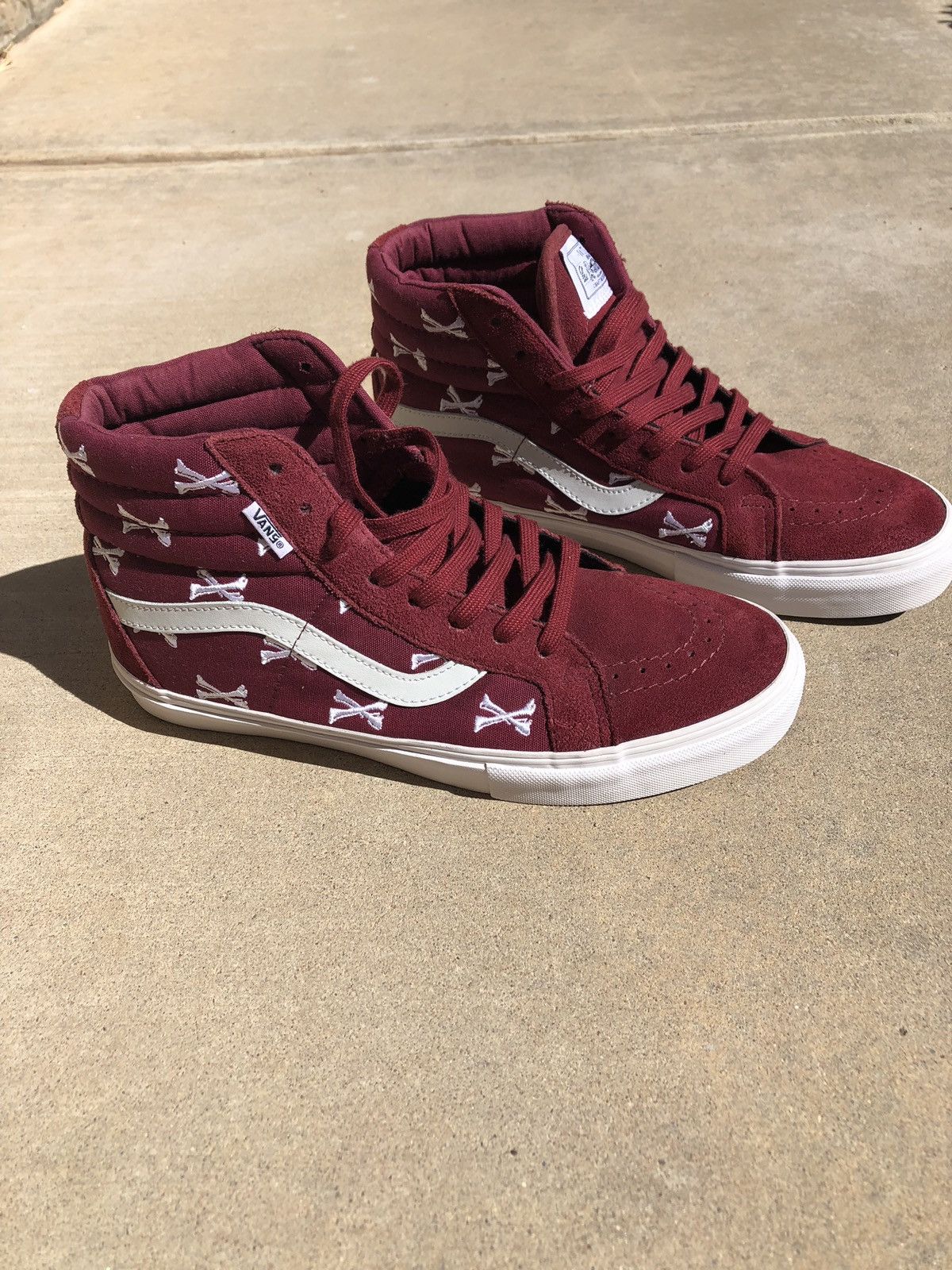 Vans x 2024 wtaps burgundy