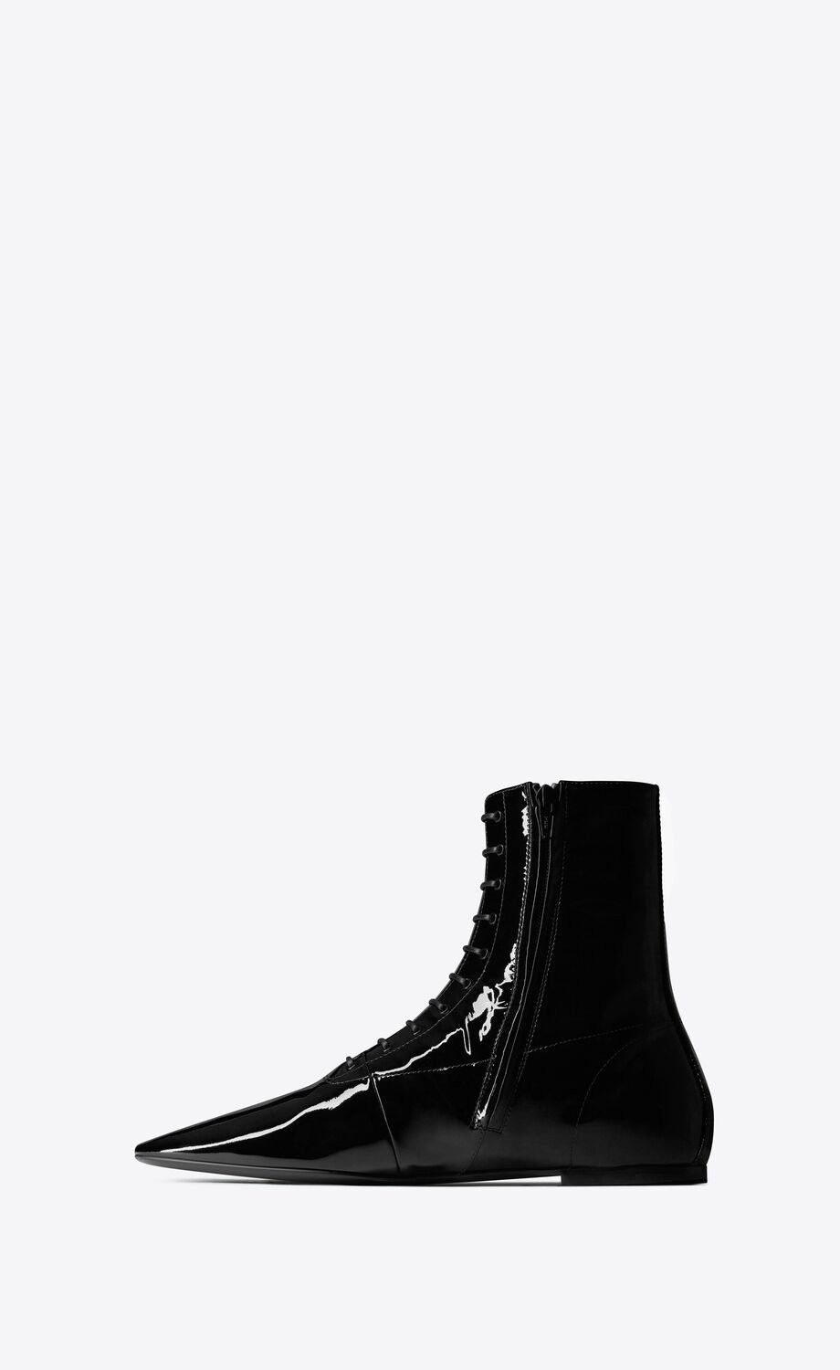 Saint Laurent Paris Tadzio Boots in Patent Leather Size US 6 / EU 39 - 4 Thumbnail