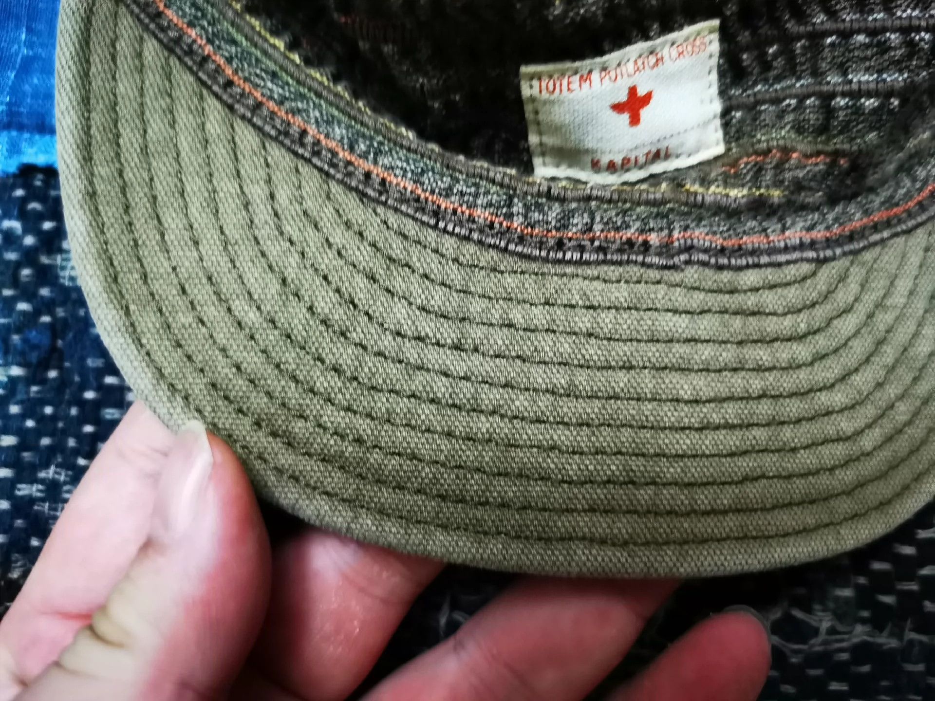 Kapital Kapital Workwear denim hat Size ONE SIZE - 2 Thumbnail