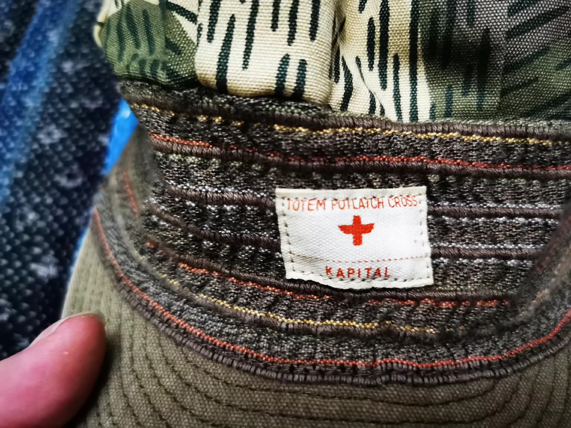 Kapital Kapital Workwear denim hat Size ONE SIZE - 3 Thumbnail