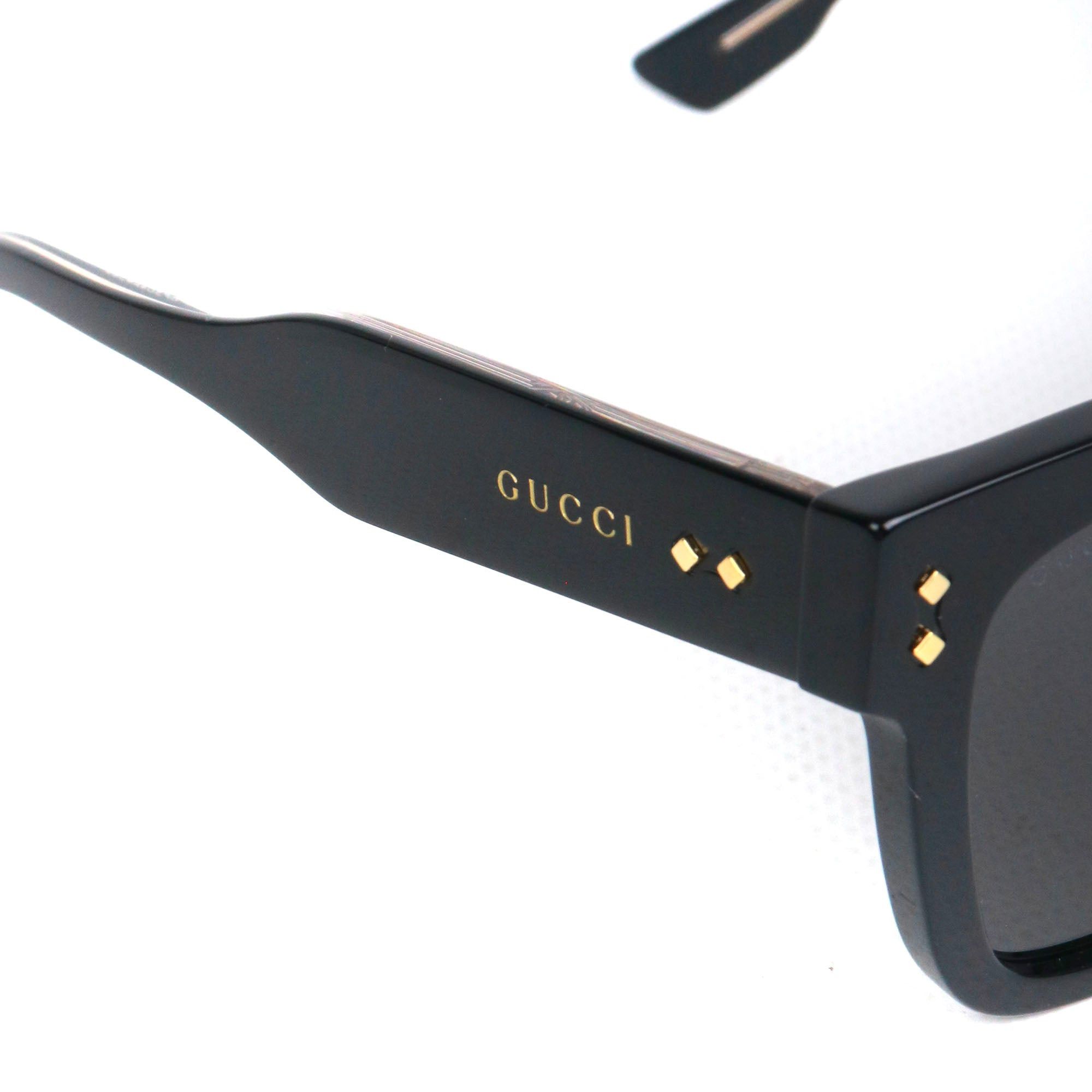 Gucci GUCCI - Gucci black plastic sunglasses Size ONE SIZE - 4 Thumbnail