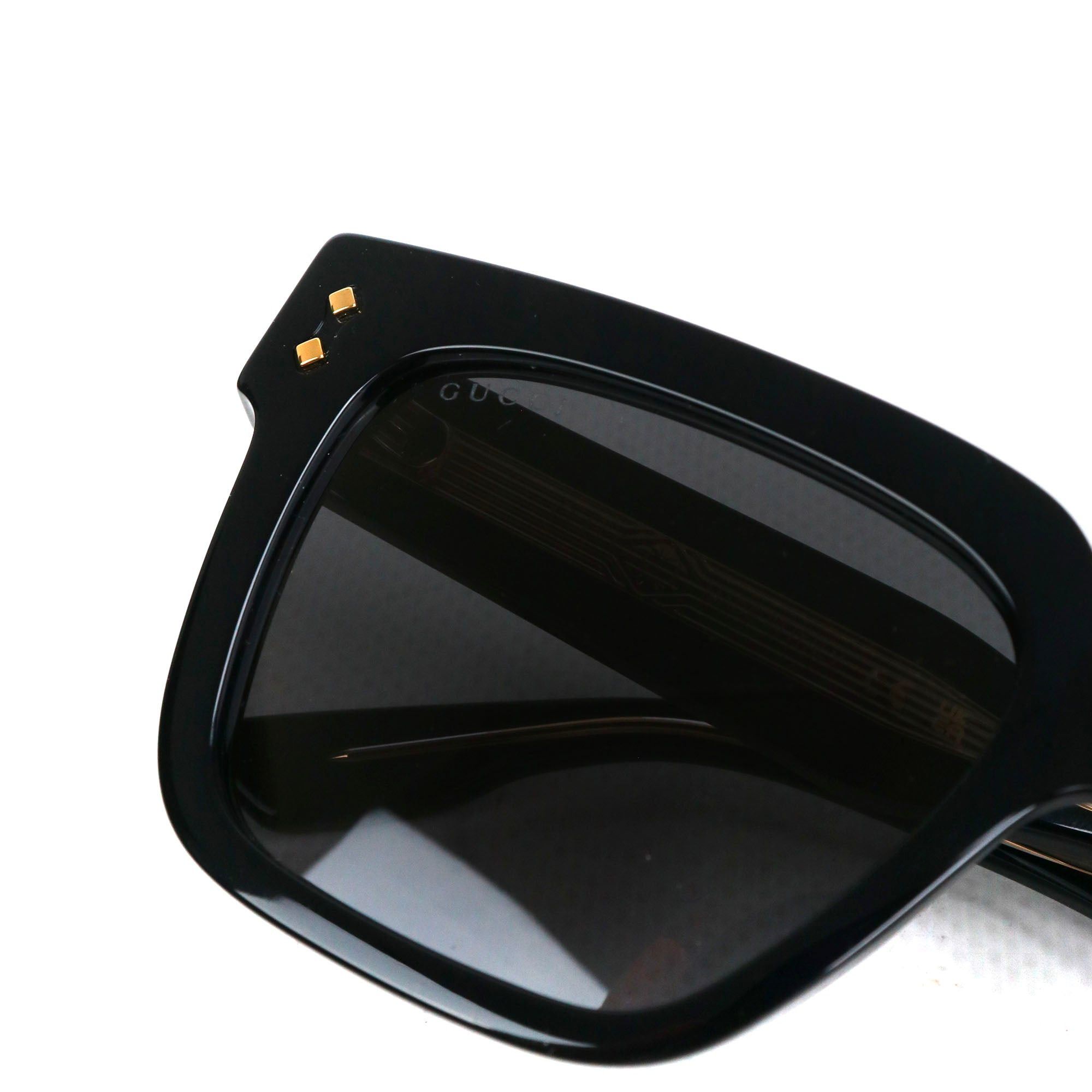 Gucci GUCCI - Gucci black plastic sunglasses Size ONE SIZE - 3 Thumbnail