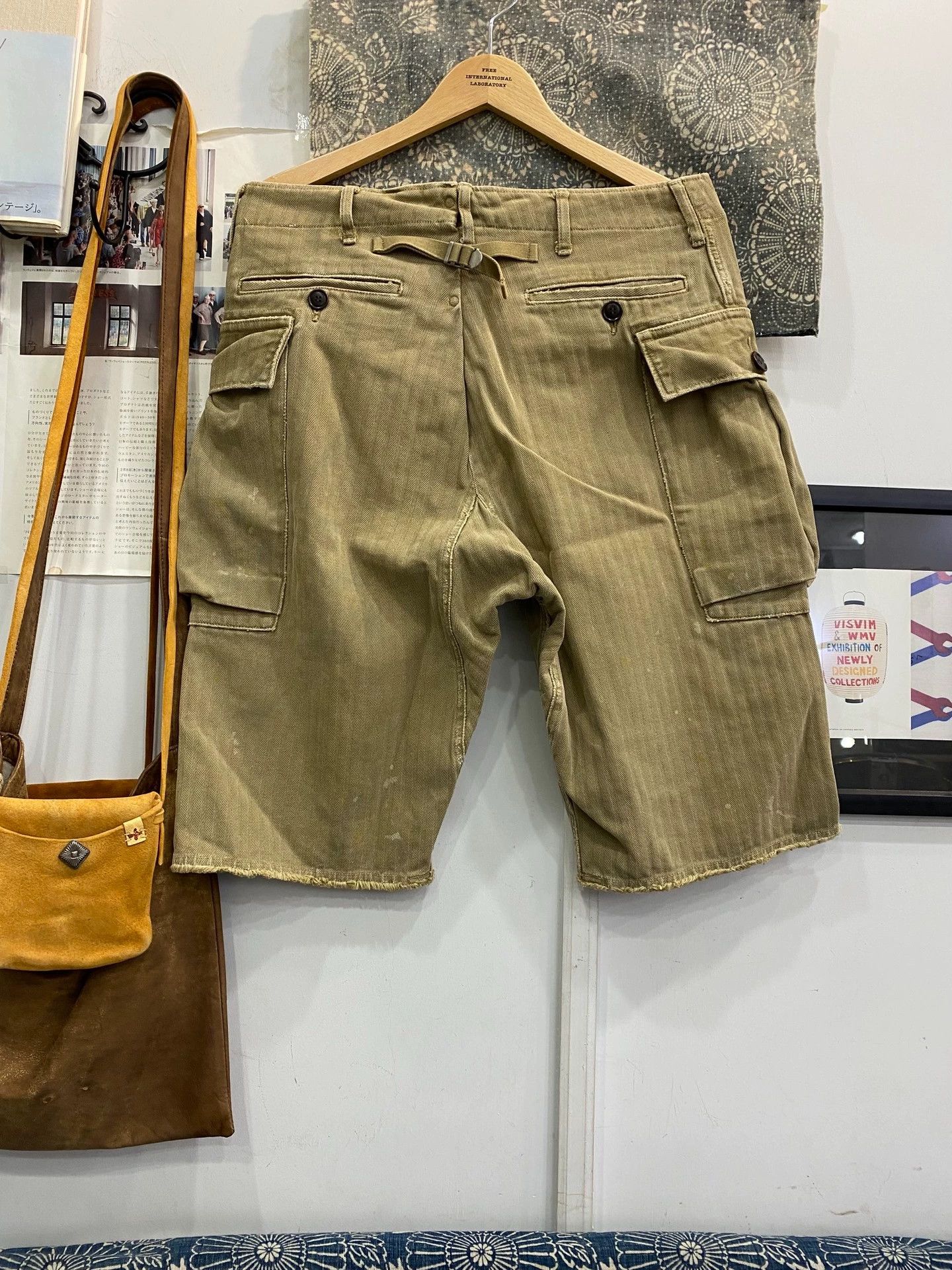 Visvim visvim 19aw veterans crush fishbone shorts Size US 30 / EU 46 - 2 Thumbnail