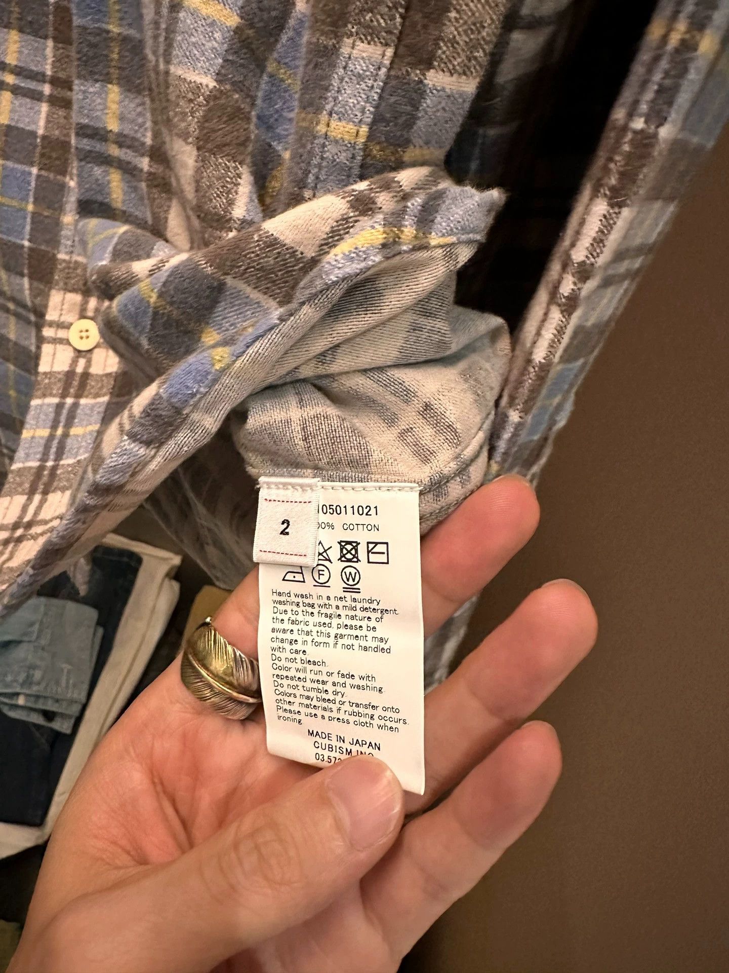 Visvim VISVIM 24SS PIONEER KHADI CHECK L/S shirt Size US M / EU 48-50 / 2 - 5 Thumbnail