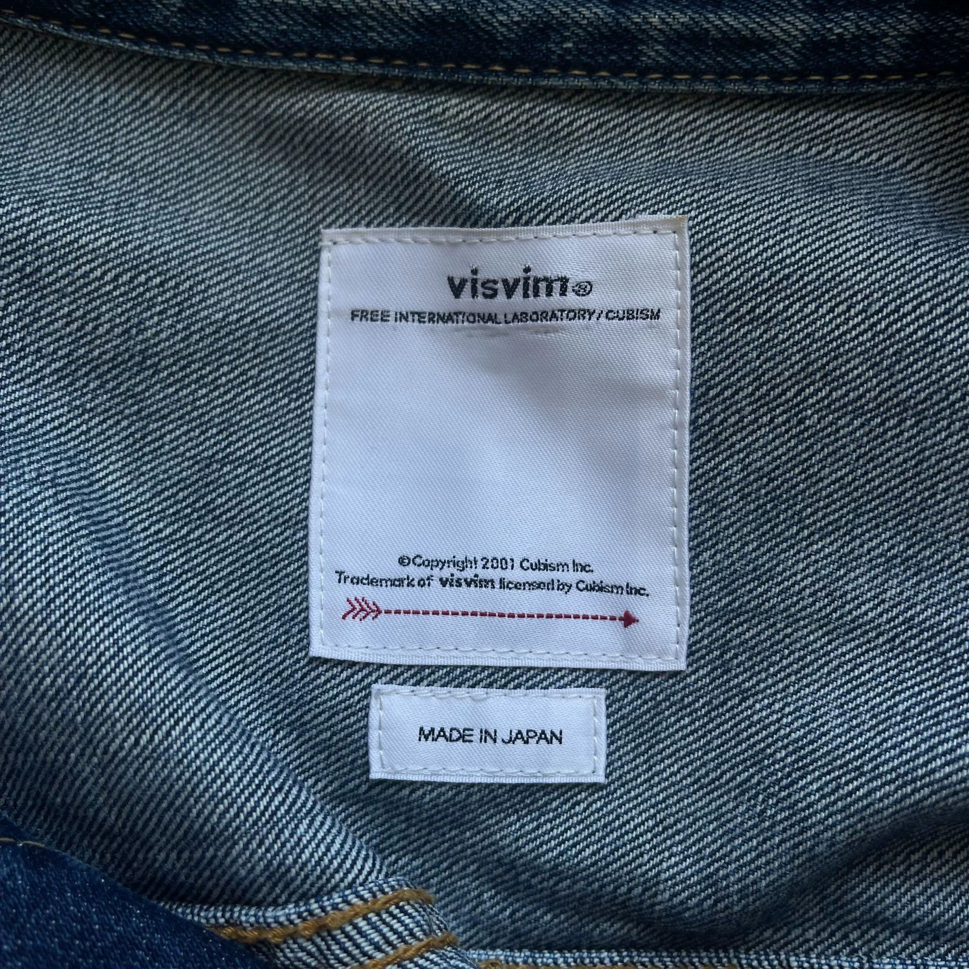 Visvim Visvim 101 19aw Dry Dmgd-1000 denim coat XL Size US XL / EU 56 / 4 - 4 Thumbnail
