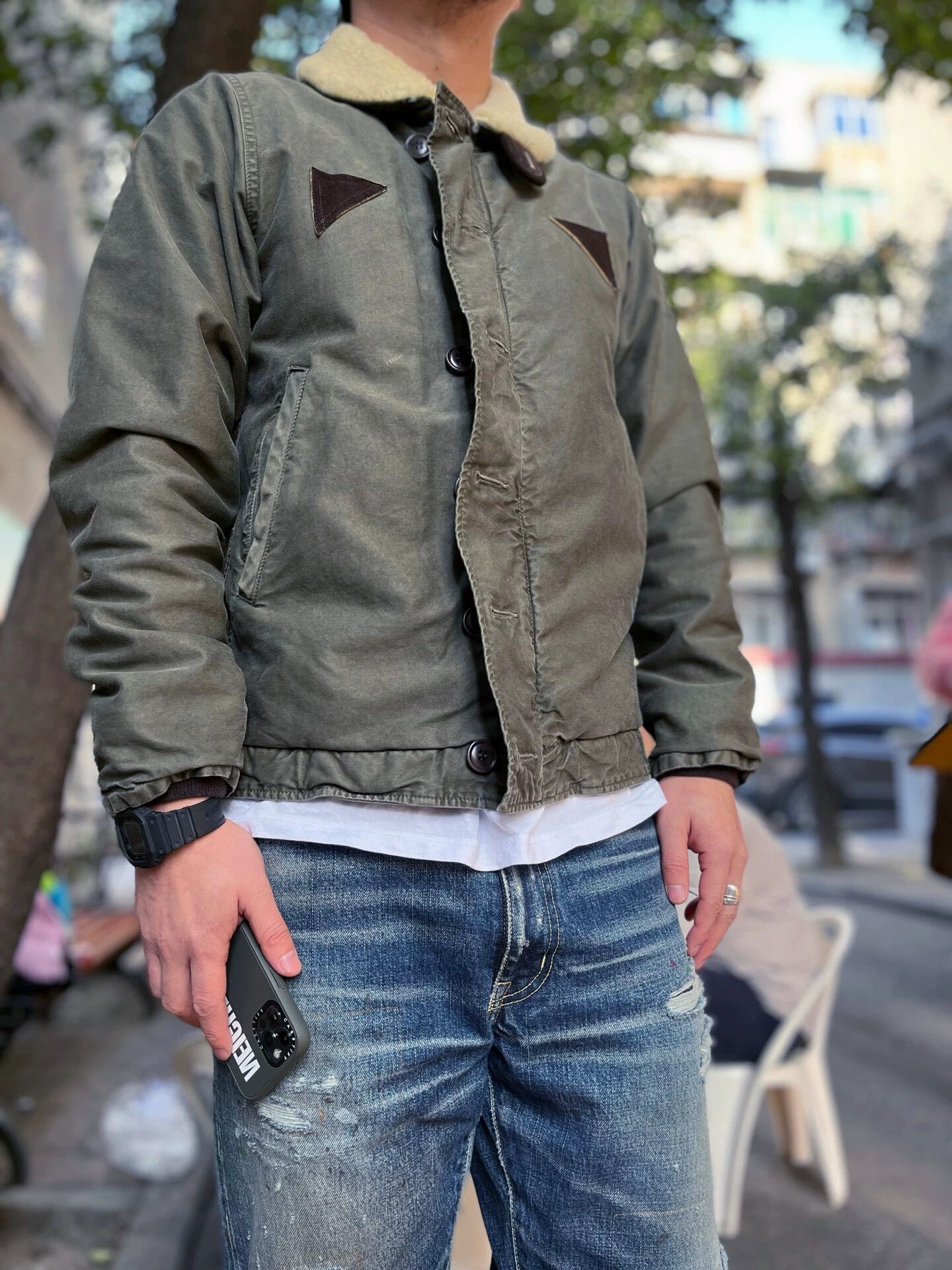 ジャケット・アウター visvim 15AW BICKLE DMGD CHINO JKT ジャケット・アウター visvim 15AW BICKLE DMGD CHINO JKT visvim