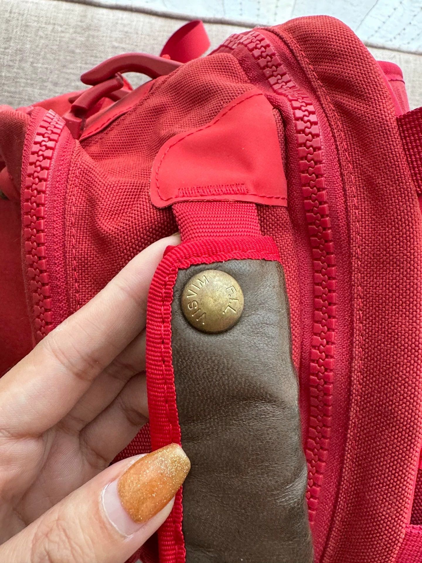 Visvim Visvim Backpack red and brown out of print Size ONE SIZE - 7 Thumbnail