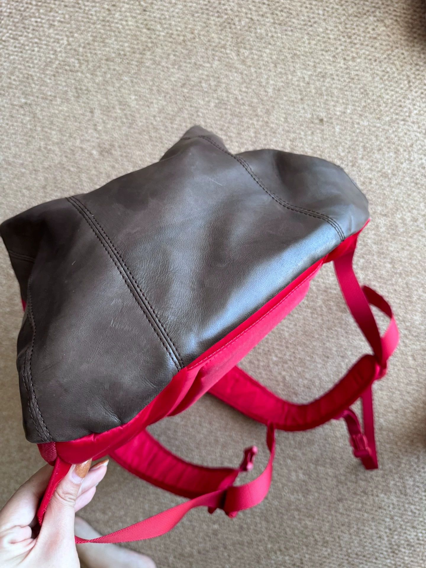 Visvim Visvim Backpack red and brown out of print Size ONE SIZE - 5 Thumbnail