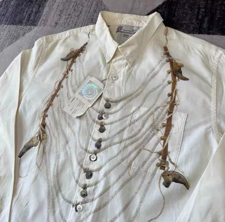 Visvim VISVIM 13AW GIZA Indian Totem necklace printed shirt Size US M / EU 48-50 / 2 - 2 Thumbnail