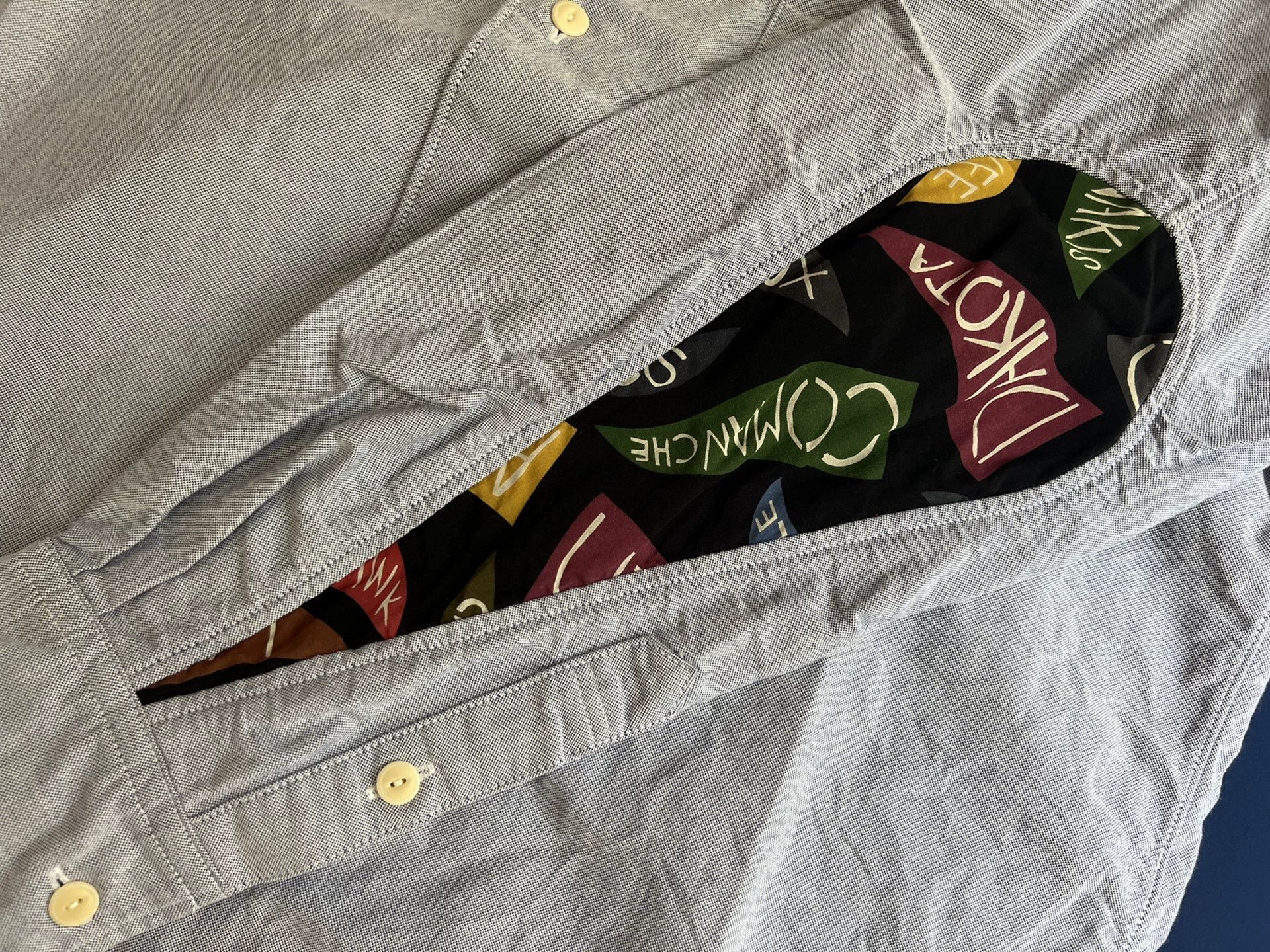Visvim Visvim 19SS Albacore Lungta Flag Drop shirt Size US M / EU 48-50 / 2 - 4 Thumbnail