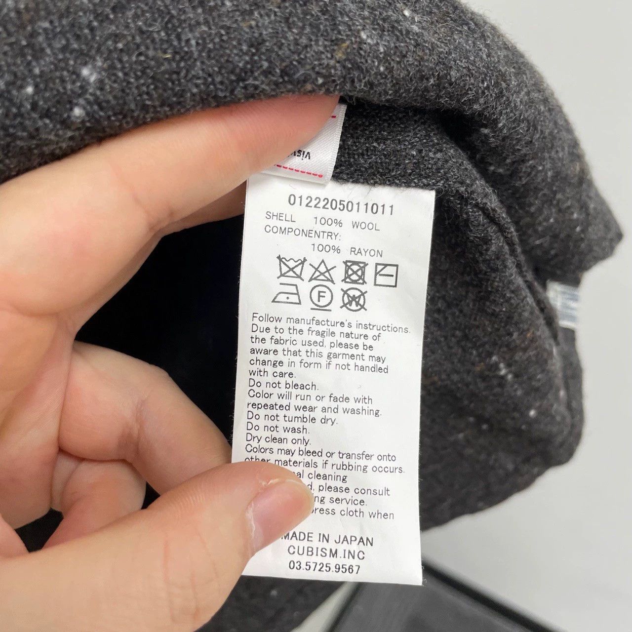 Visvim Visvim 23aw new black wool tweed long sleeve shirt Size US XL / EU 56 / 4 - 5 Thumbnail