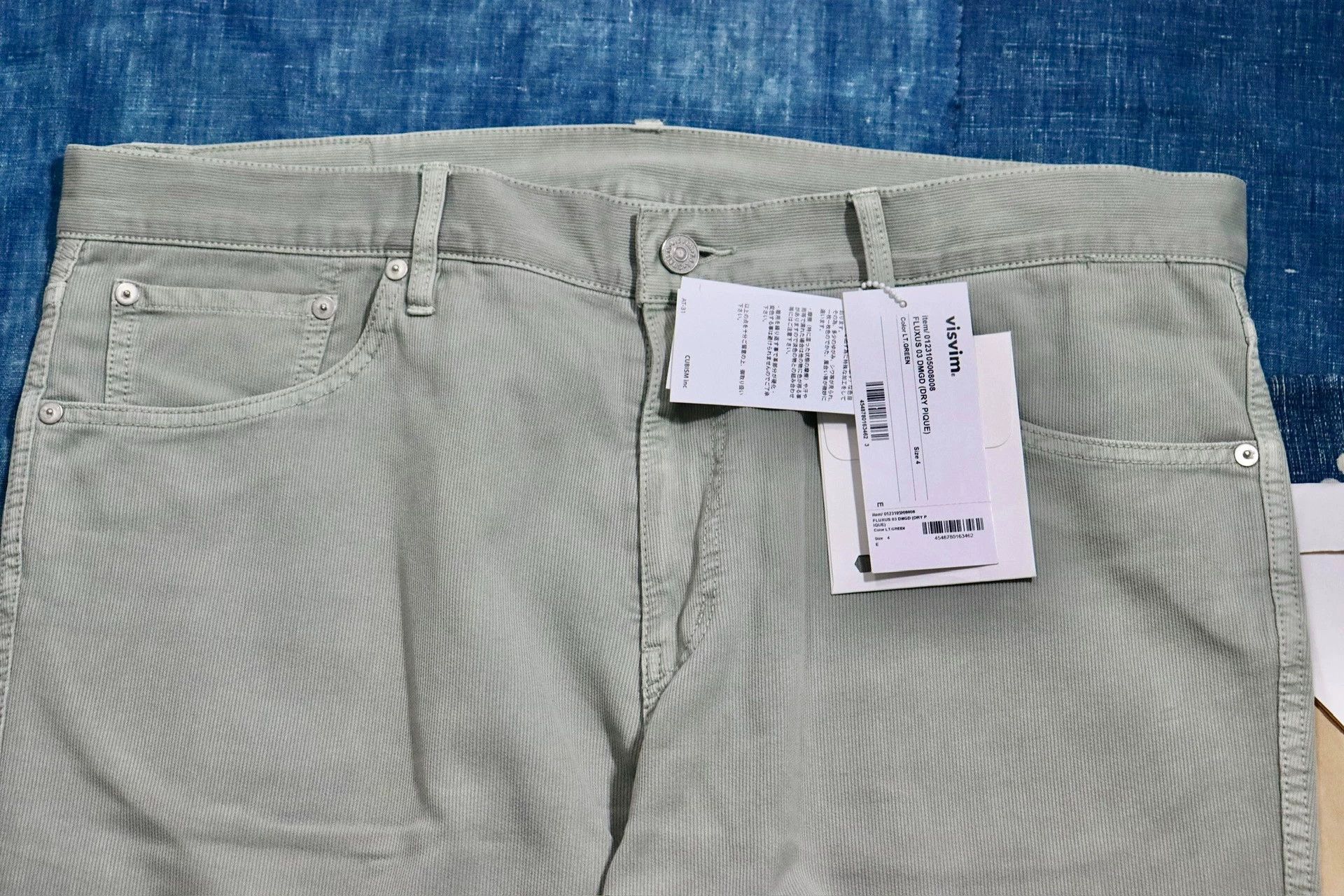 Visvim Visvim 23ss Fluxus 03 Dmgd (Dry Pique) Size US 36 / EU 52 - 3 Thumbnail