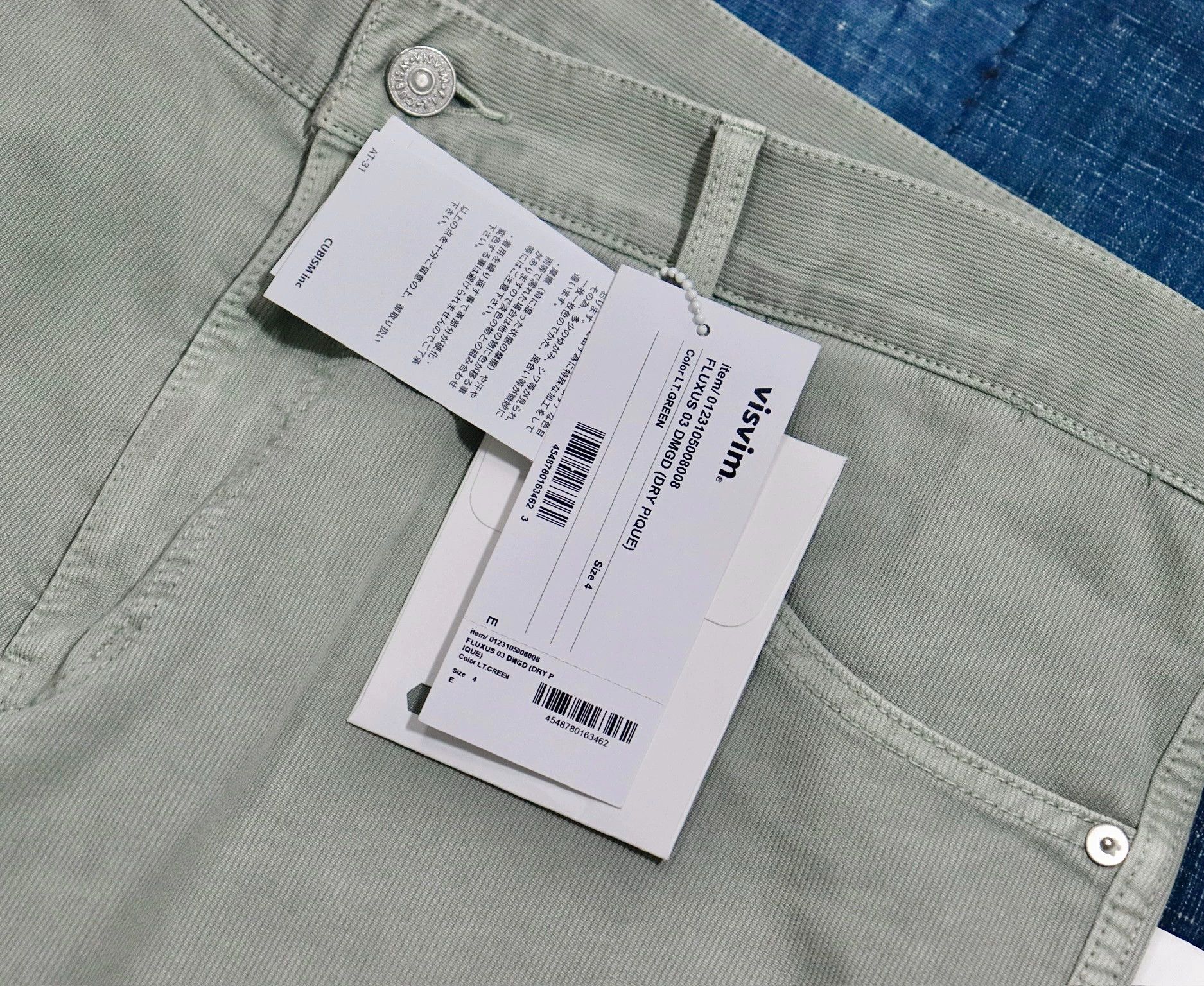 Visvim Visvim 23ss Fluxus 03 Dmgd (Dry Pique) Size US 36 / EU 52 - 5 Thumbnail